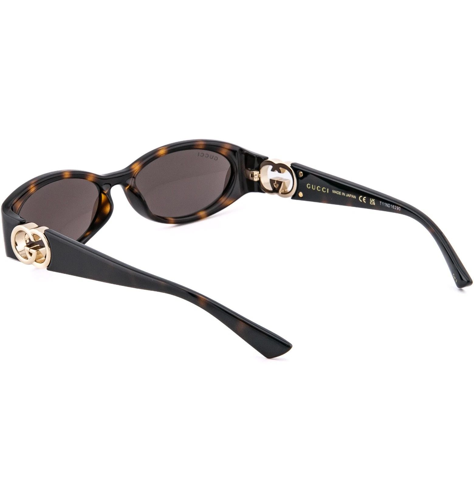Gucci GUCCI GG1660S Brown Narrow 1660 GG Fashion Sunglasses 002 Size ONE SIZE - 3 Thumbnail