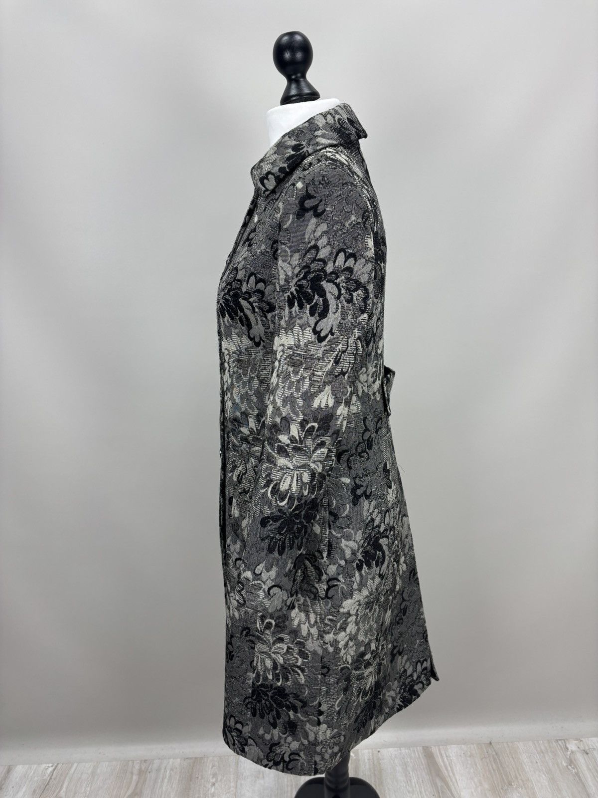 Laura Ashley Womens coat Laura Ashley Size 38 Color Black/Gray Size S / US 4 / IT 40 - 9 Thumbnail
