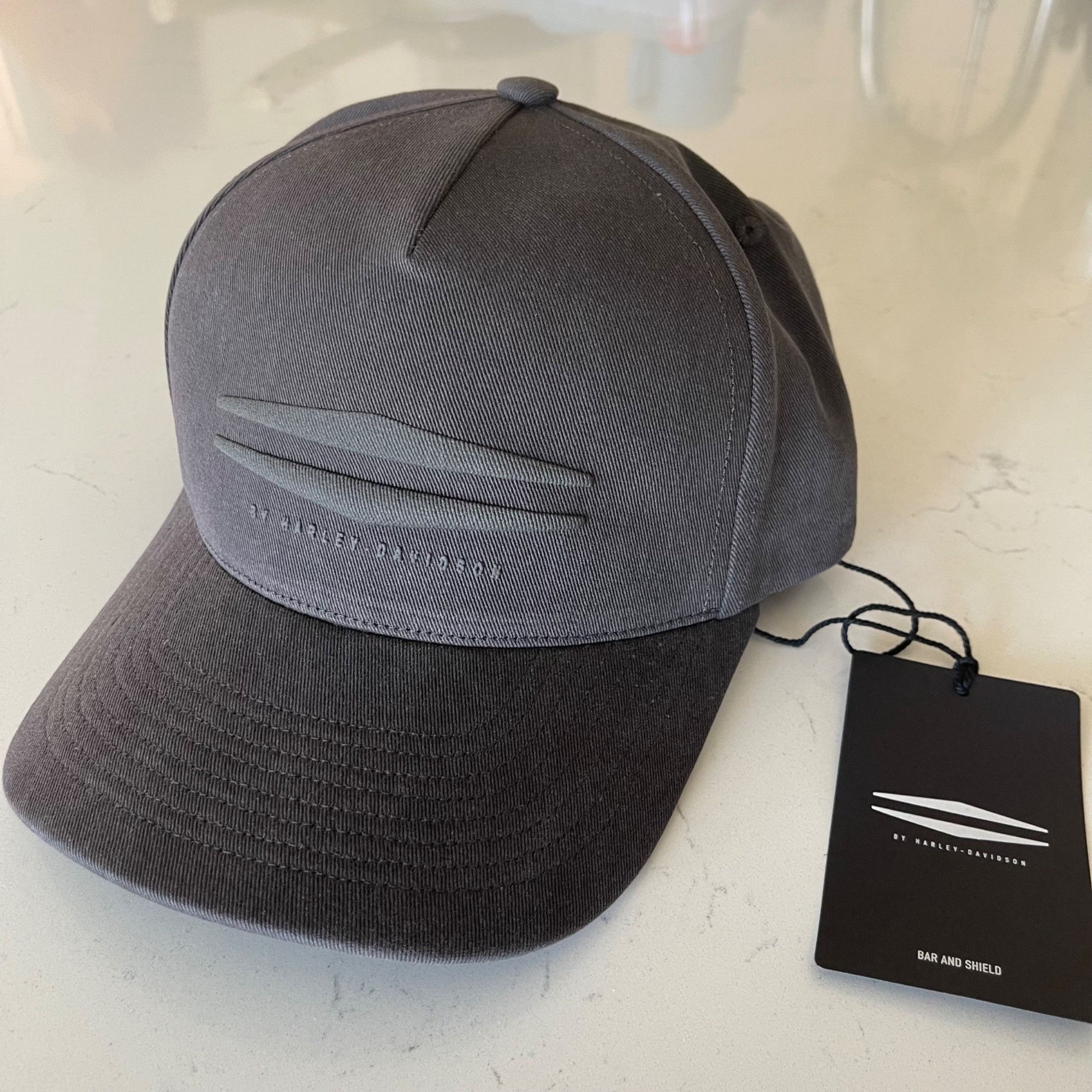Harley Davidson NWT HARLEY DAVIDSON BAR & SHIELD STORM GREY HAT Size ONE SIZE - 1 Thumbnail