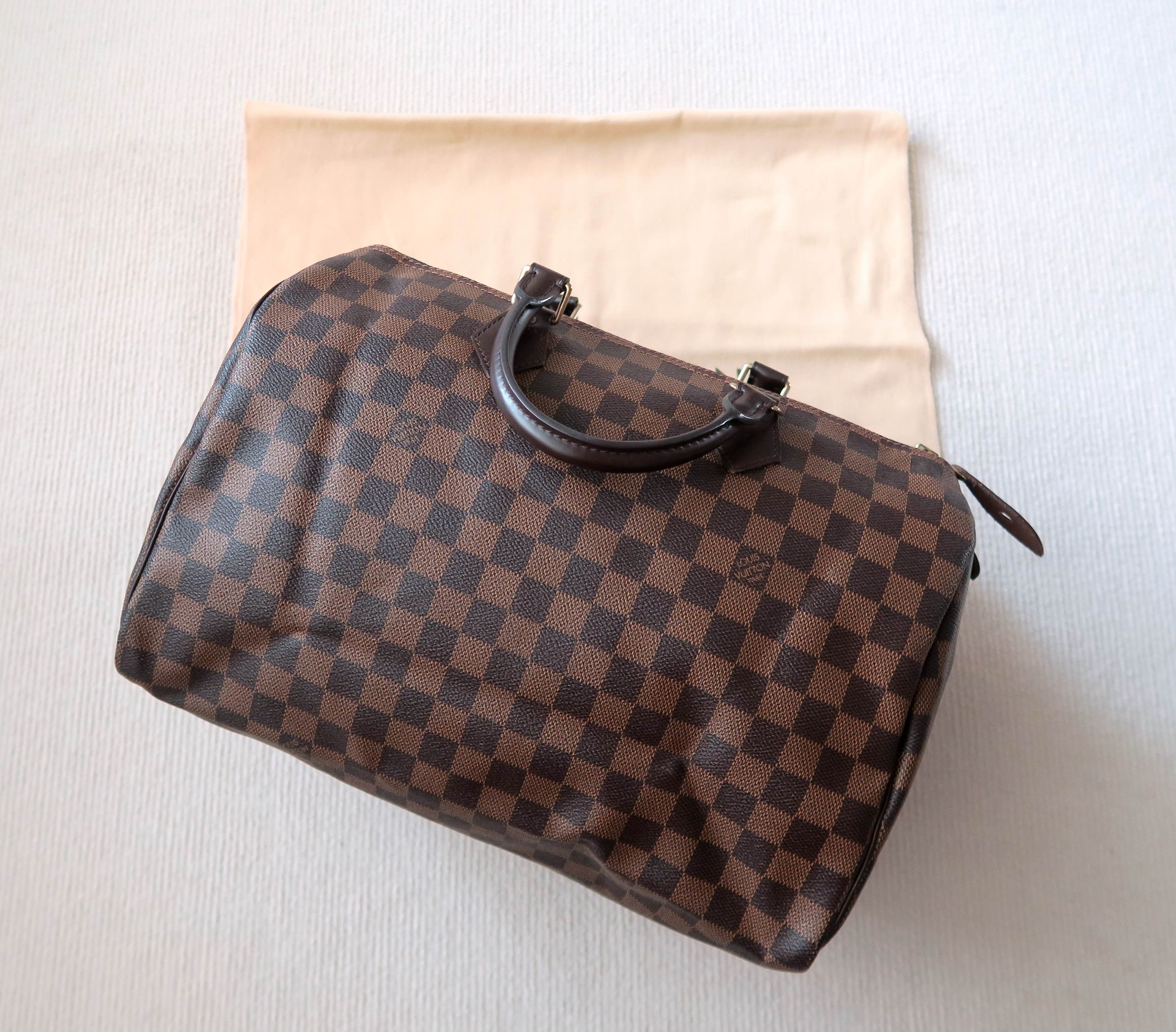 Louis Vuitton Louis Vuitton Speedy 35 Damier Ebene Handbag Size ONE SIZE - 16 Thumbnail