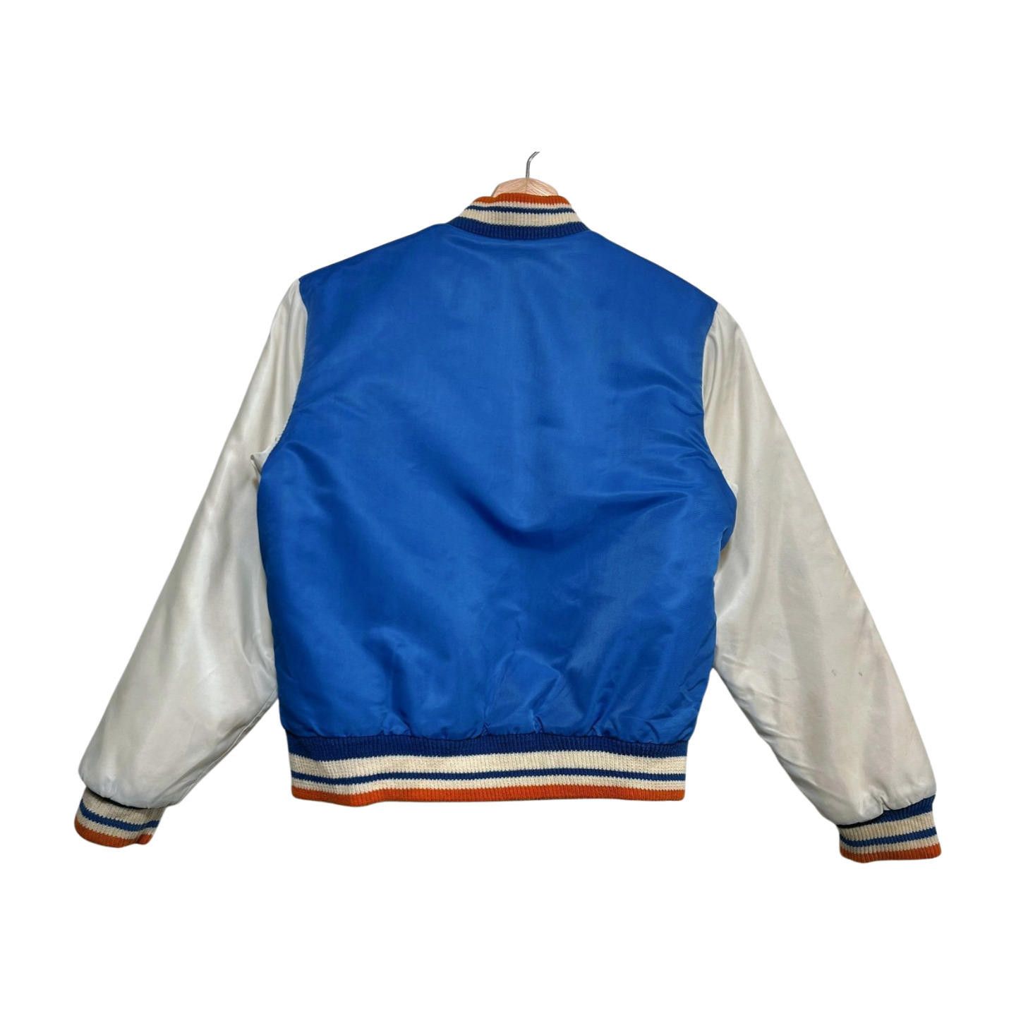 NBA × Vintage Vintage 70s NBA Buffalo Braves Blue Satin Jacket Kids Size Size US XXS / EU 40 - 3 Thumbnail