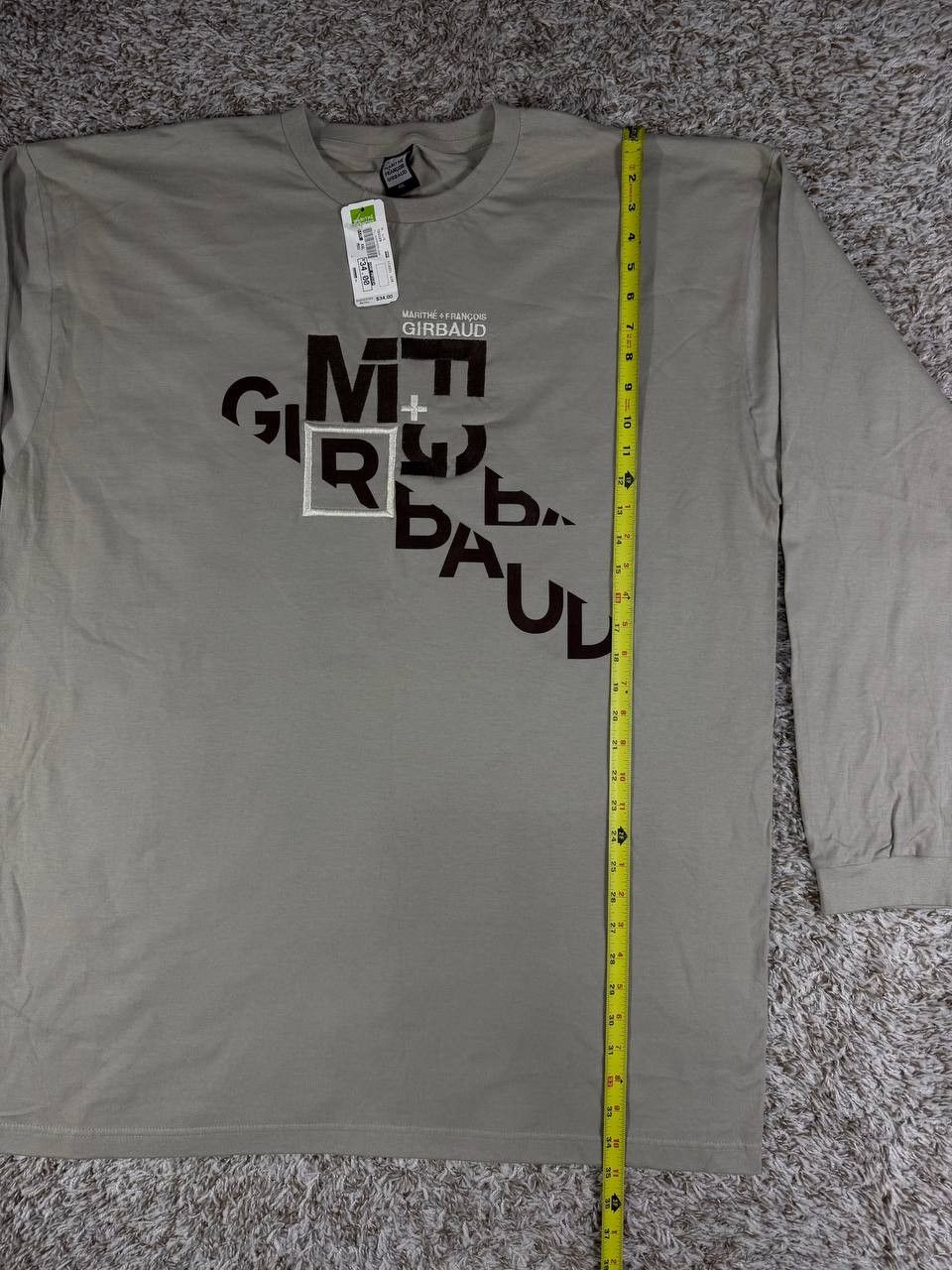 Marithe + Francois Girbaud Y2K Marithé François Girbaud Print Logo Long Sleeve Hip Hop Size US XXL / EU 58 / 5 - 6 Thumbnail