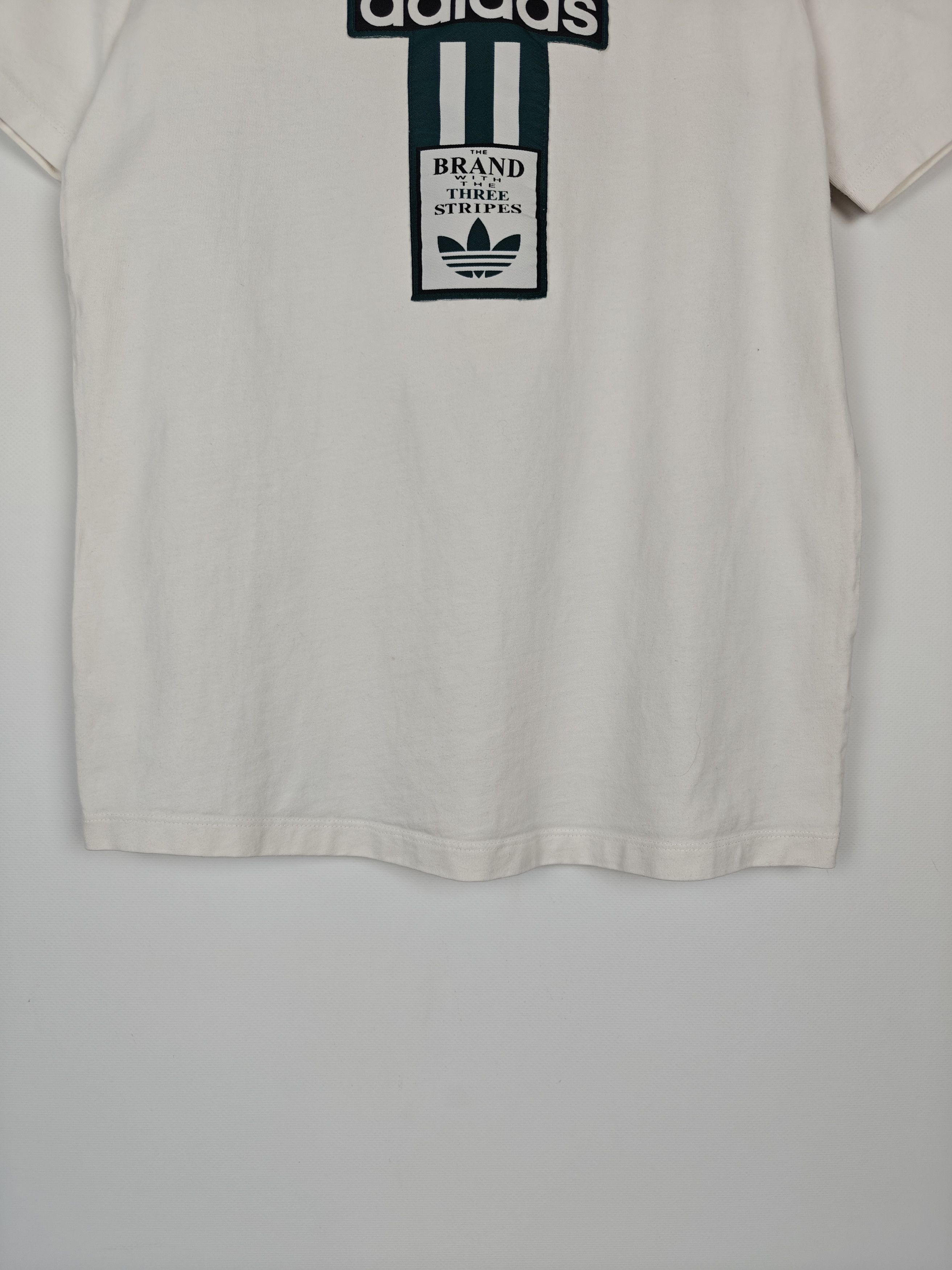 Adidas Adidas Originals T-Shirt The 3 Stripes Brand White M Size M / US 6-8 / IT 42-44 - 3 Thumbnail
