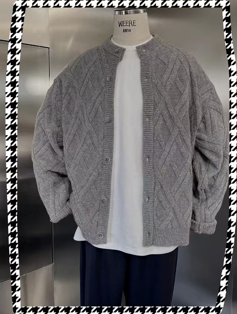 Vintage Streetwear loose-fitting casual cardigan sweater Size US M / EU 48-50 / 2 - 1 Thumbnail