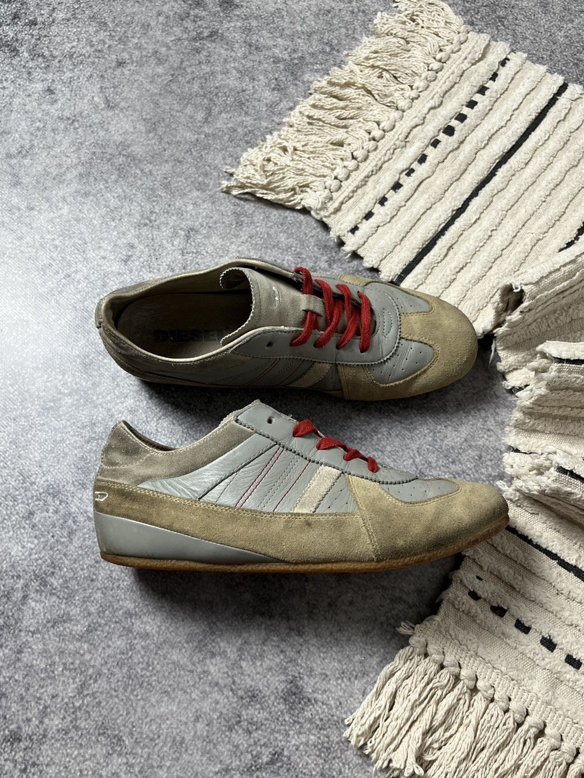 Diesel 🔥90'S DIESEL REPLICA JAPANESE VIBE ARCHIVE Y2K SNEAKERS Size US 7 / EU 40 - 2 Thumbnail