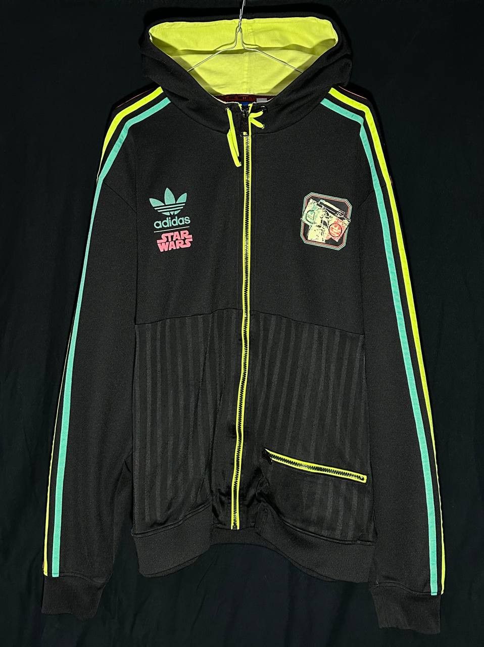 Adidas ADIDAS STARWARS RASTA BOBA FETT Mandalorian TRACK JACKET Grailed