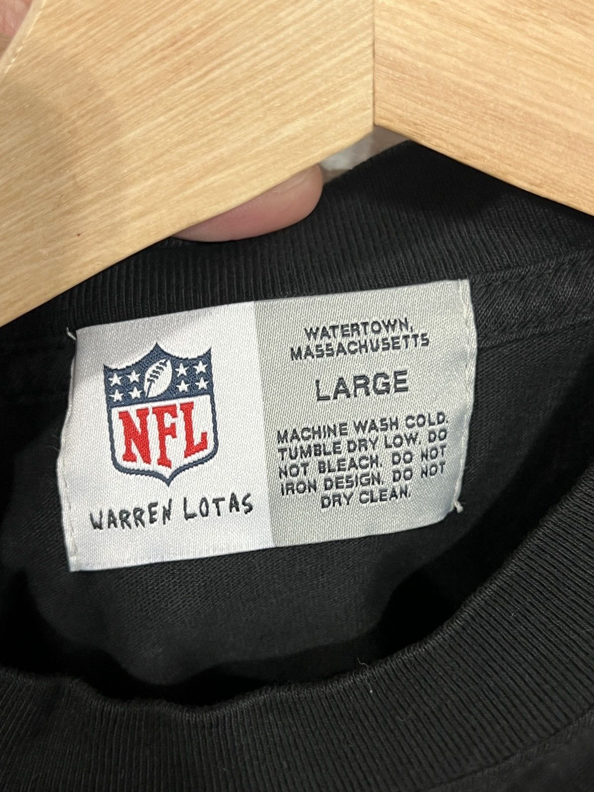 Mitchell & Ness × NFL × Warren Lotas Warren Lotas Chiefs Go Long Black Tee Size US L / EU 52-54 / 3 - 3 Thumbnail