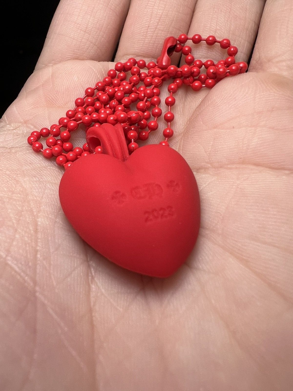 ★関税込★Chrome Hearts★Silichrome CH Heart Pendant★ Chrome Hearts Silichrome CH Heart Pendant Red - 2023 | eBay