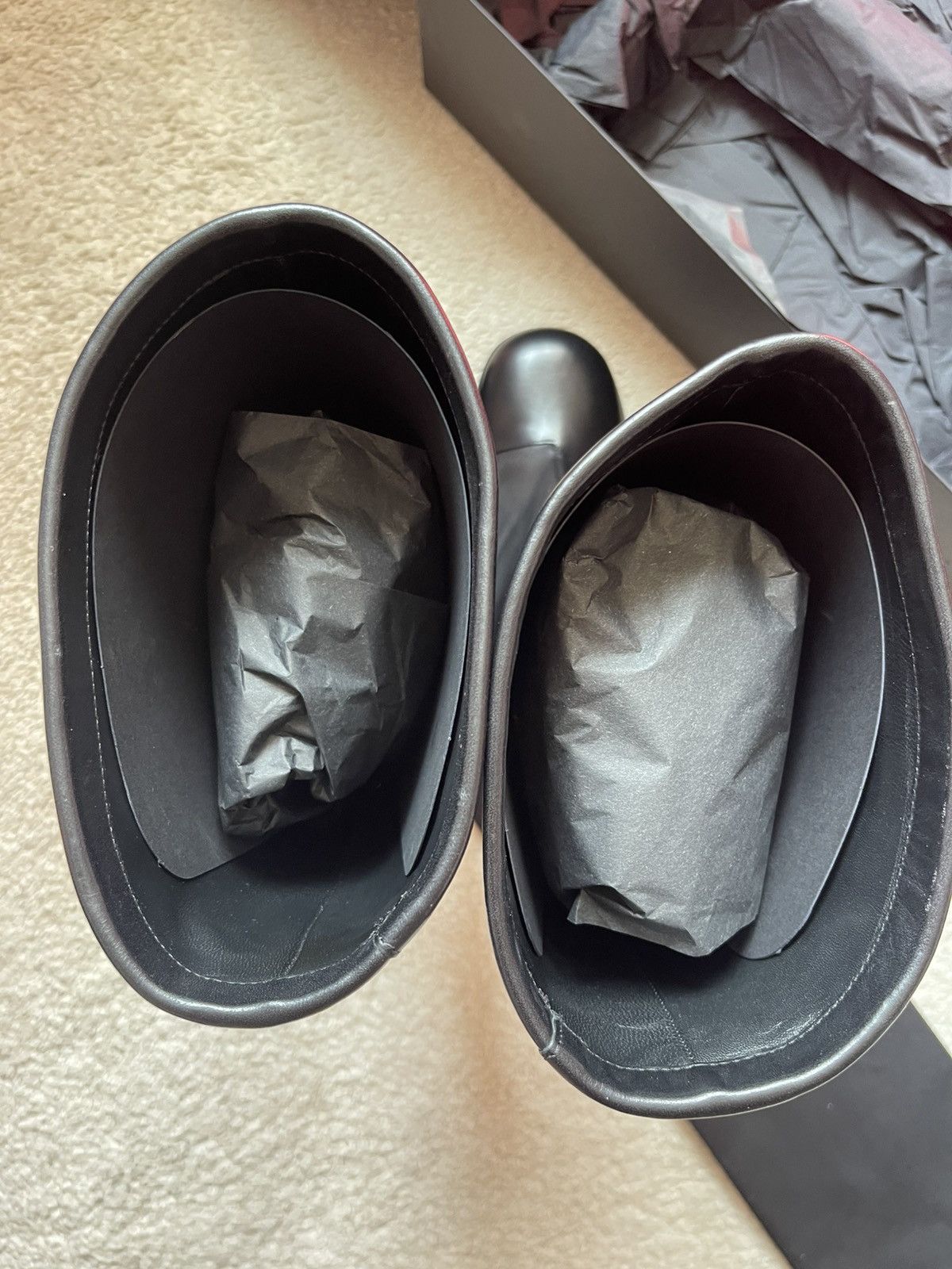 Raf Simons Black Heel Boots Size US 12 / EU 45 - 5 Thumbnail
