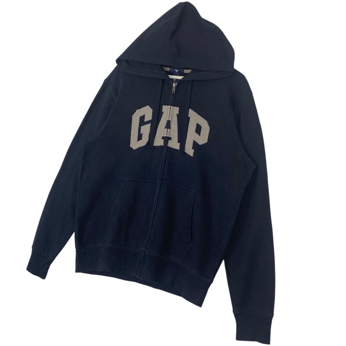 Other Vintage GAP Hoodie Full Zip Big Embroidered Black Size L Size US L / EU 52-54 / 3 - 2 Thumbnail