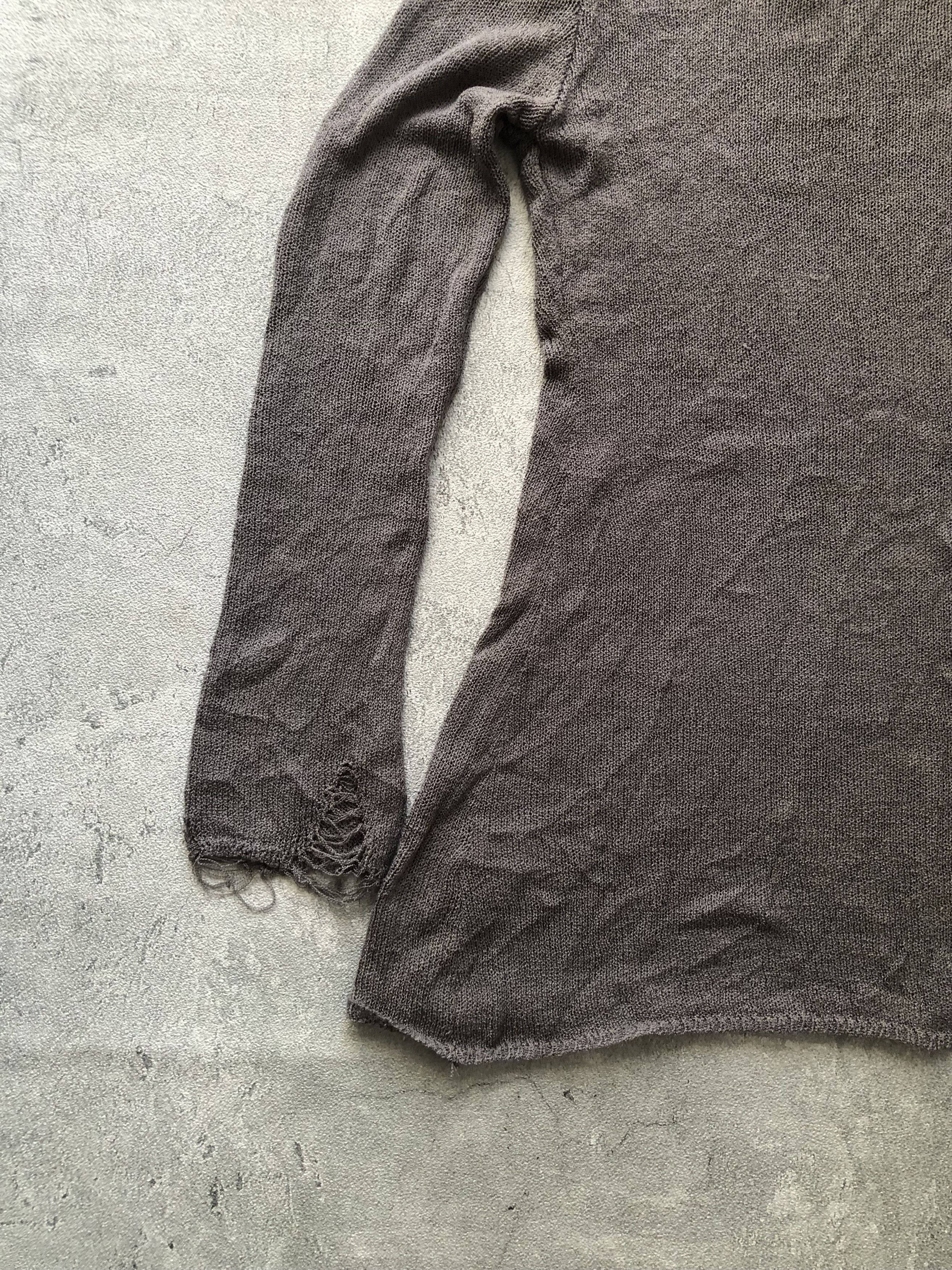 If Six Was Nine × Japanese Brand × Le Grande Bleu (L.G.B.) RARE Distressed Blank Dress Longsleeve Trashed Style Size S / US 4 / IT 40 - 10 Thumbnail