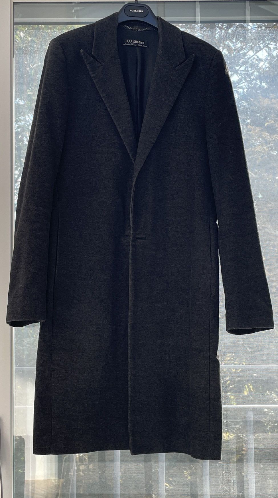 Raf Simons NEW!1998RAF 98-99 legendary item Unique collection long coat Size US M / EU 48-50 / 2 - 4 Thumbnail