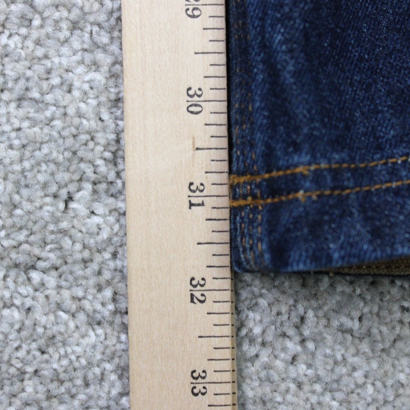 Vintage Duluth Mens Jeans 46x32 Blue Relaxed Straight 5-Pocket Denim Cotton Stretch Vintage No N/A Size US 30 / EU 46 - 3 Thumbnail