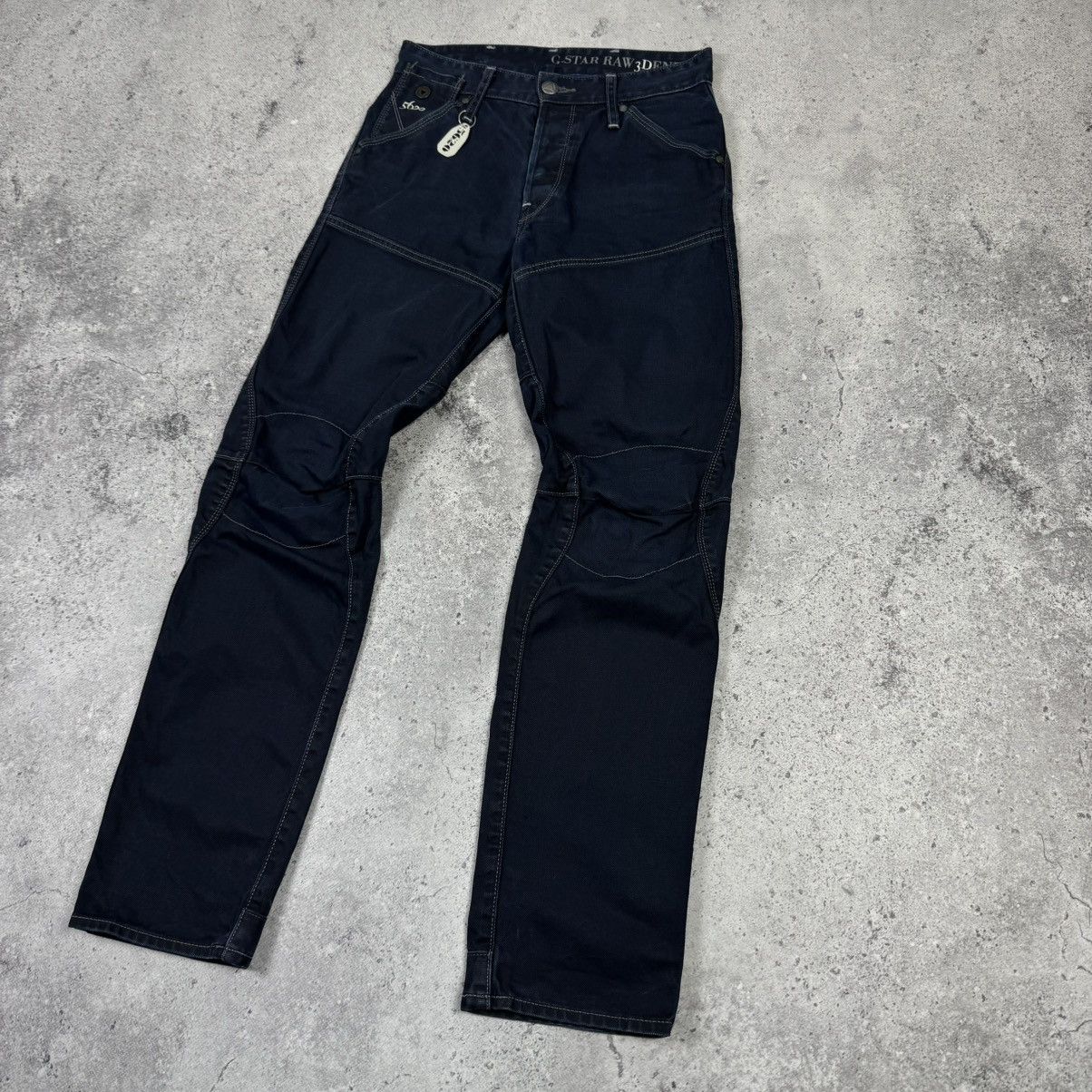 G-Star Crazy G Star RAW 5620 Double Knee Tapered Denim Jeans Size US 28 / EU 44 - 4 Thumbnail