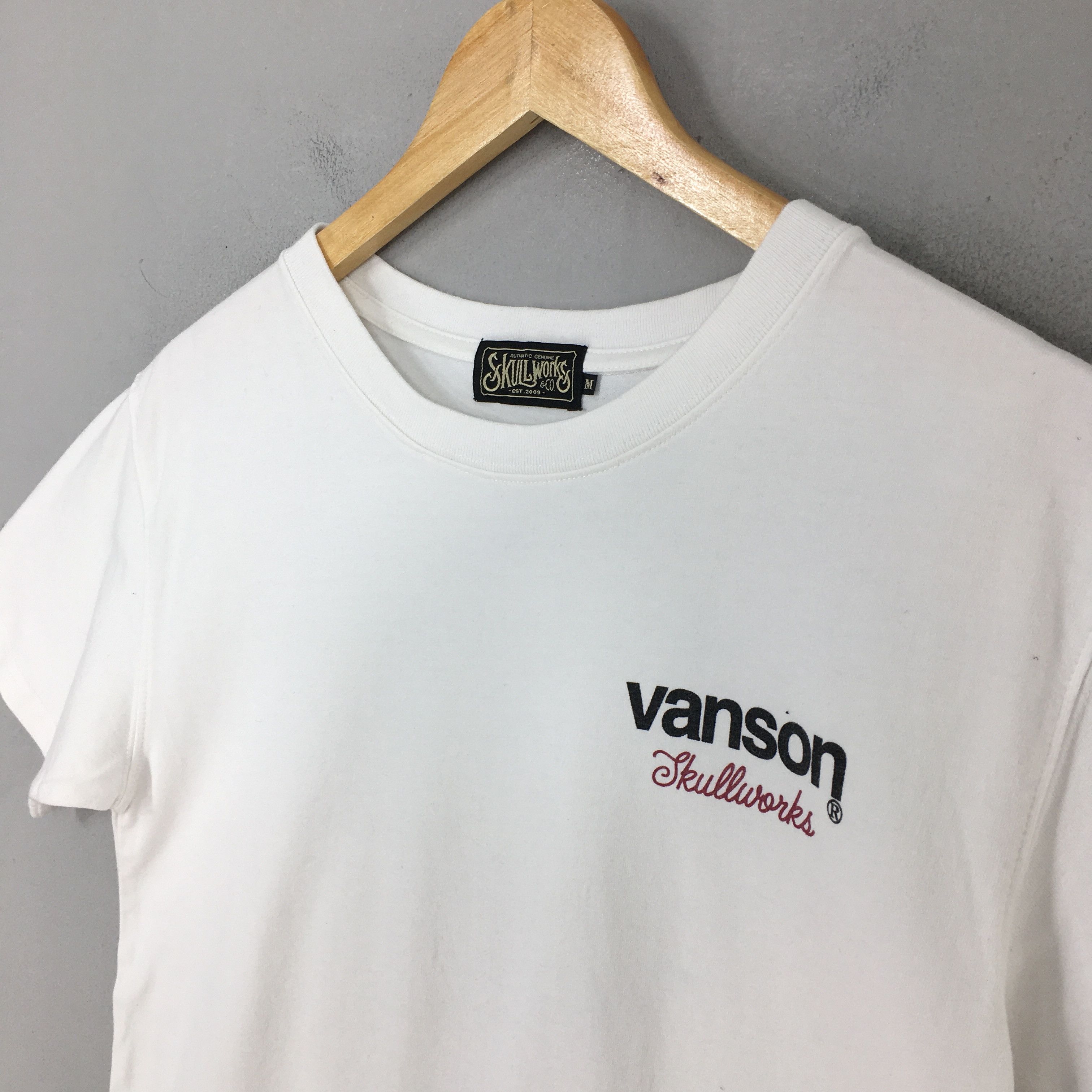 Vanson Leathers Vintage 90's Vanson Leather Skull Works Motorcycles Biker Size US M / EU 48-50 / 2 - 5 Thumbnail