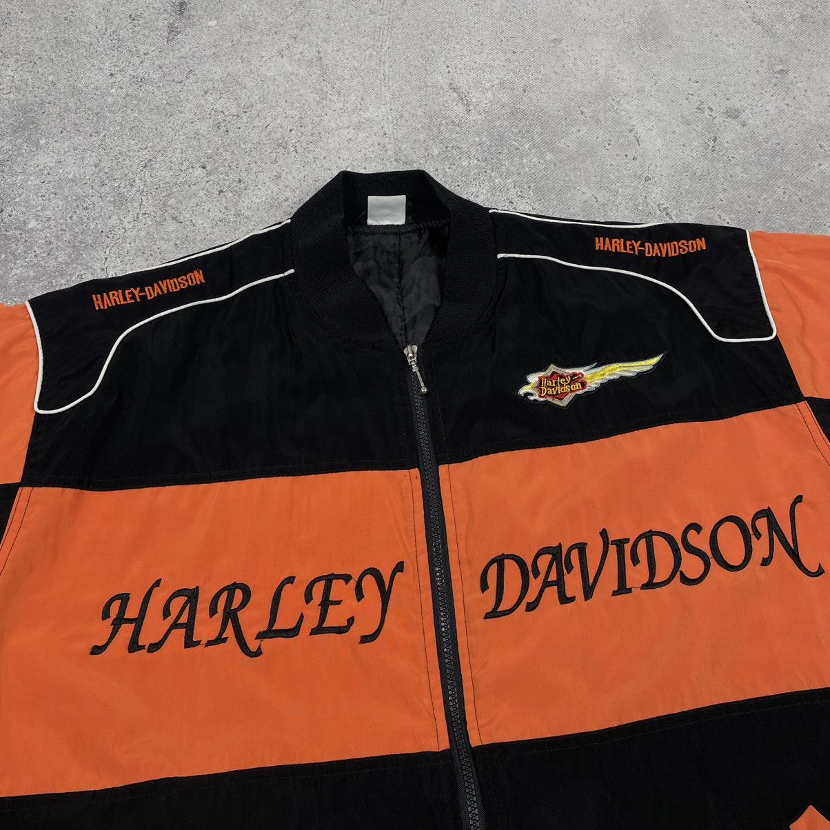 Harley Davidson × Vintage Vintage Harley Davidson Racing Jacket Size US XXL / EU 58 / 5 - 8 Thumbnail