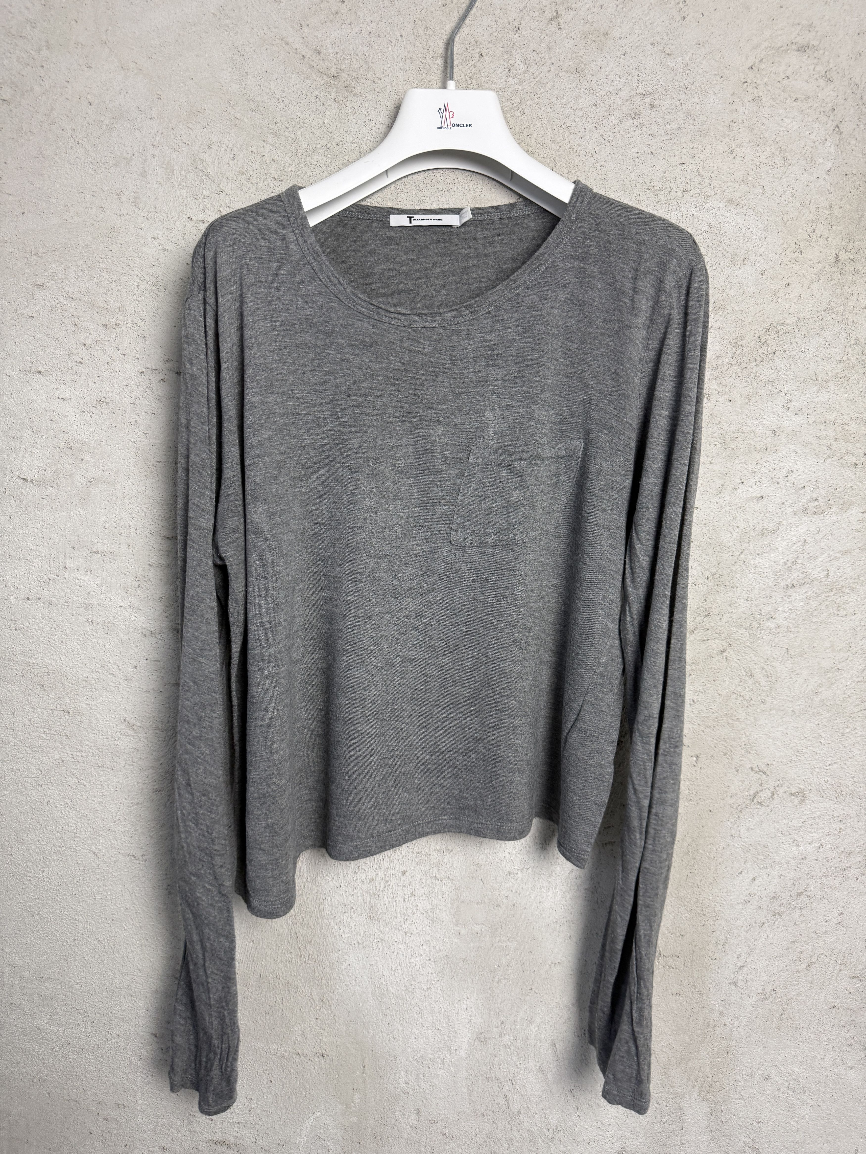 T by Alexander Wang T by Alexander Wang long sleeve t-shirt tee viscose Size M / US 6-8 / IT 42-44 - 1 Thumbnail