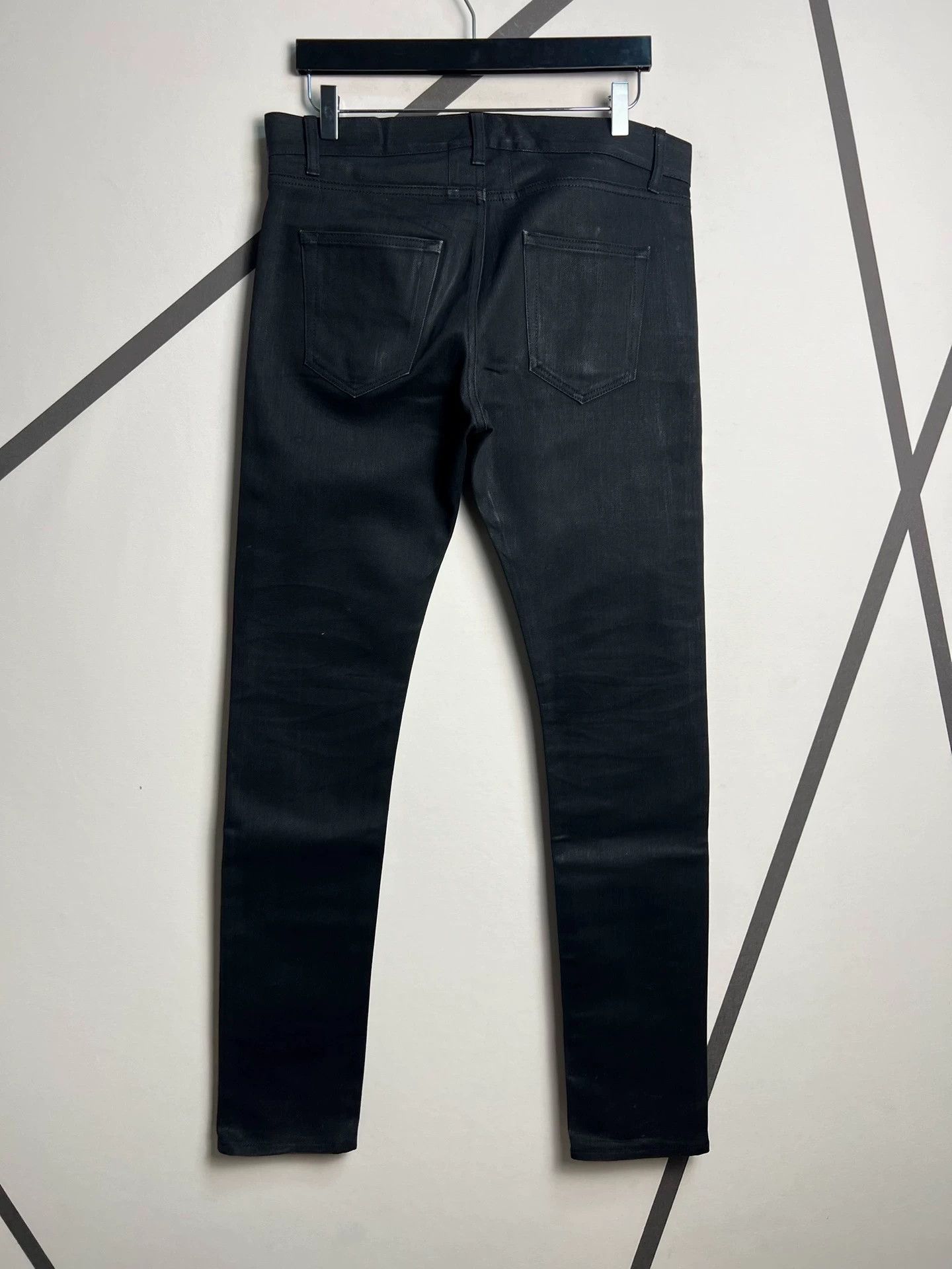 Saint Laurent Paris SLP Spring/Summer 2017 black basic jeans Size US 32 / EU 48 - 2 Thumbnail