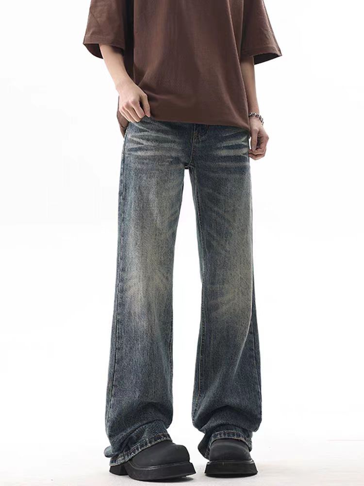 Japanese Brand × Jean Washed and textured distressed baggy jeans Size US 32 / EU 48 - 3 Thumbnail