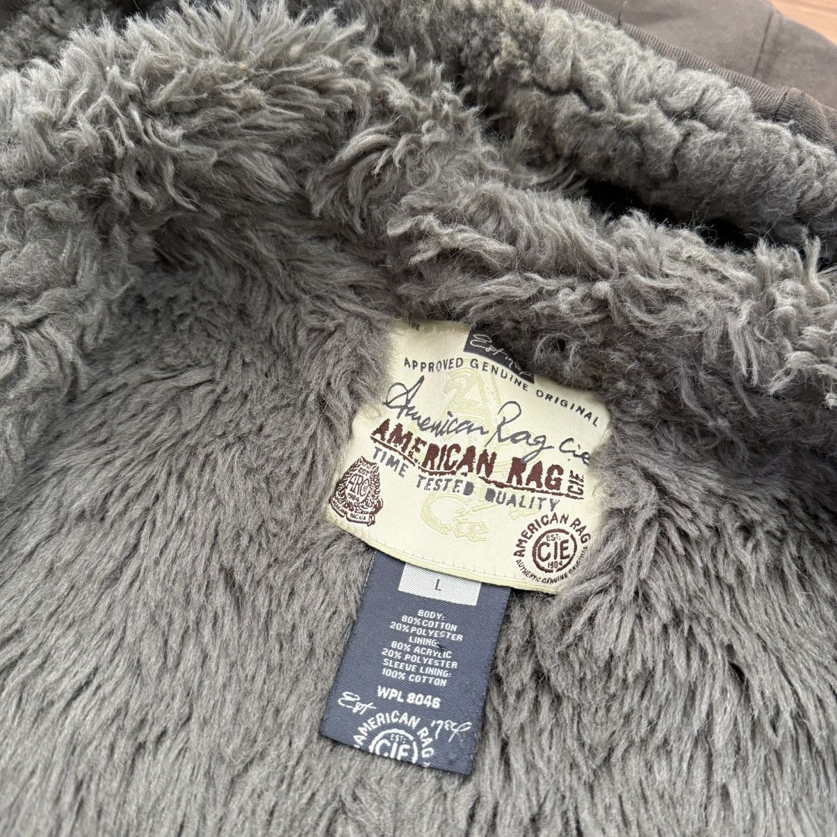 Other Vintage Brown Green Sherpa Lined Grunge Punk Zip Sweatshirt Size US L / EU 52-54 / 3 - 5 Thumbnail