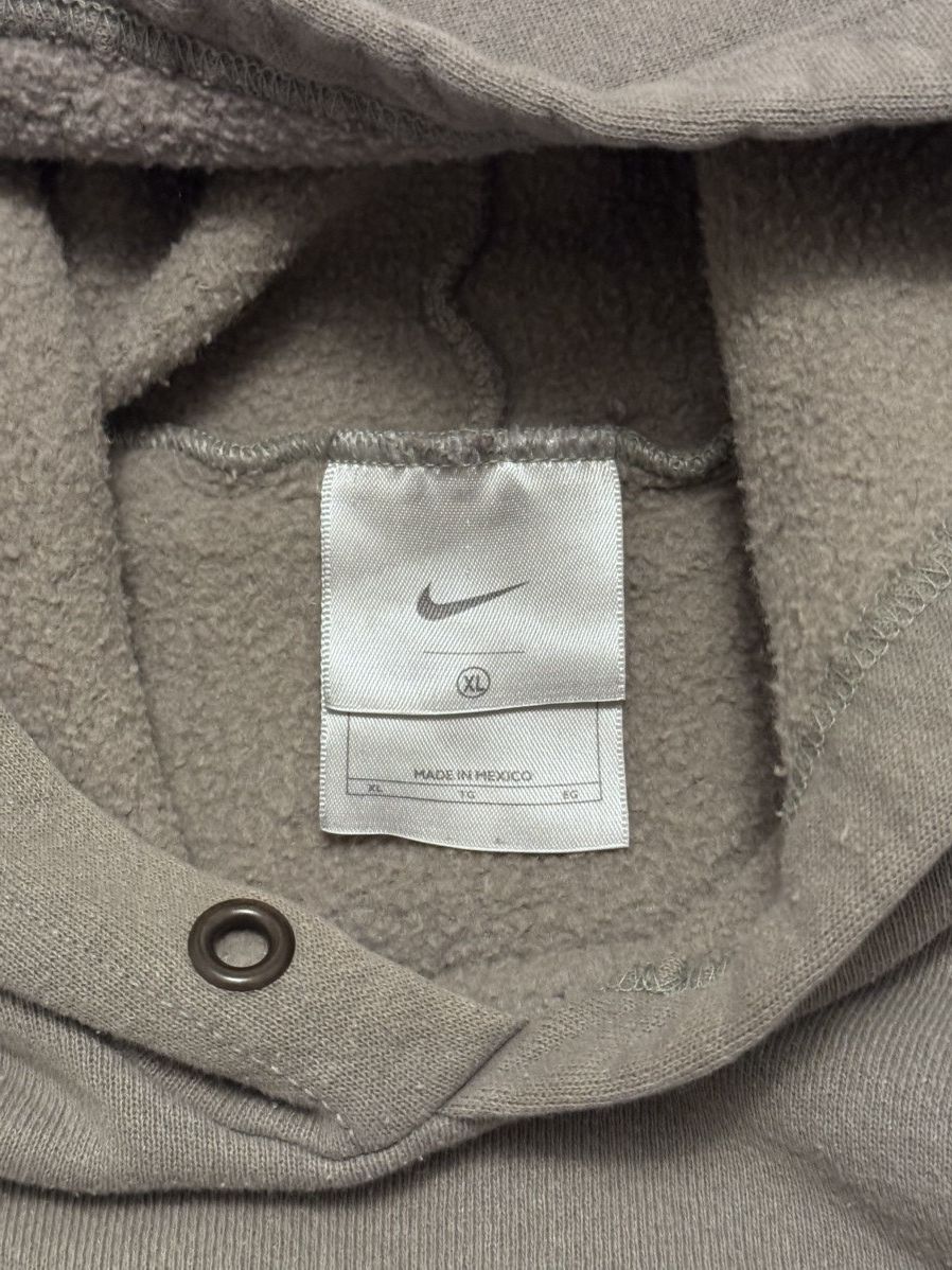 Nike VINTAGE 90s Nike Center Swoosh Light Green Oversized Hoodie Size US XL / EU 56 / 4 - 5 Thumbnail