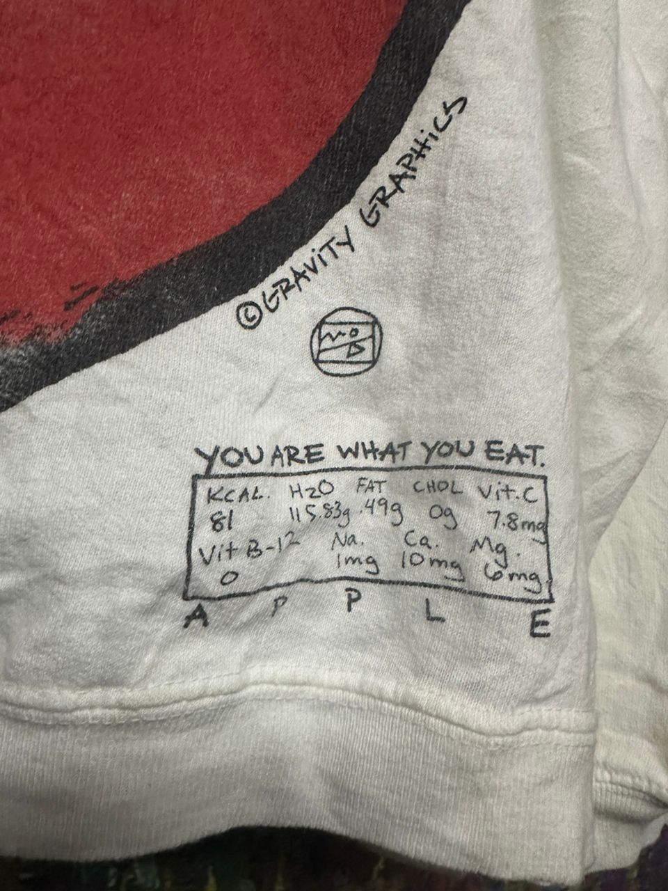 Vintage Vtg🔥Gravity Graphics Big Apple Artwork Sweatshirt Size US L / EU 52-54 / 3 - 9 Thumbnail