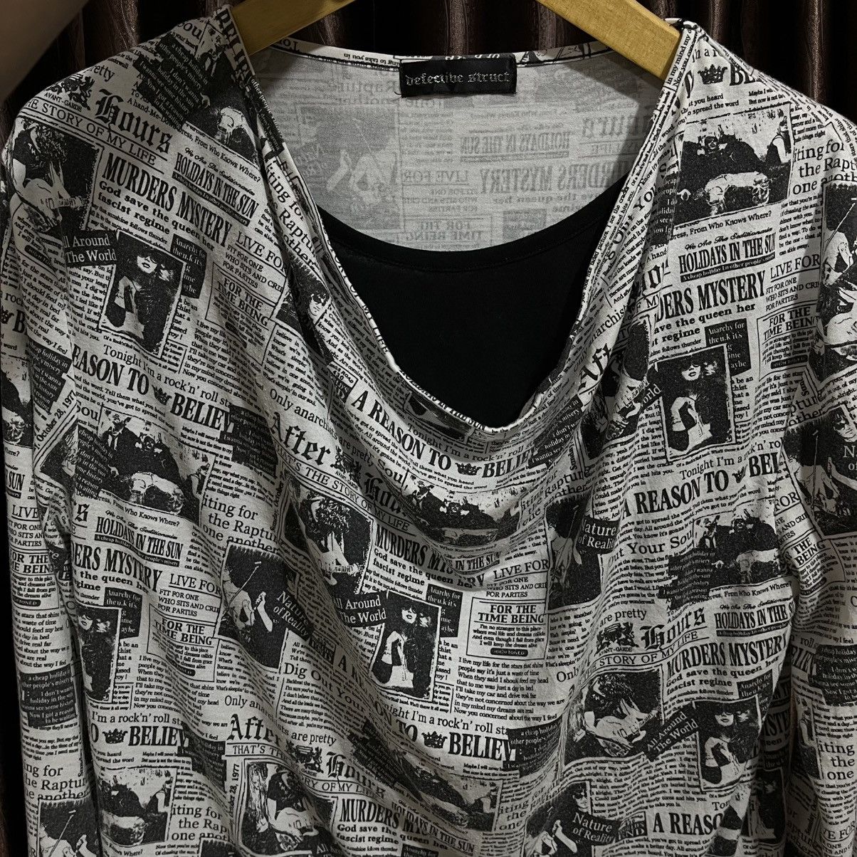 If Six Was Nine × Japanese Brand × Le Grande Bleu (L.G.B.) Defective struct poem anarchy double layer like a hysteric Size US L / EU 52-54 / 3 - 5 Thumbnail
