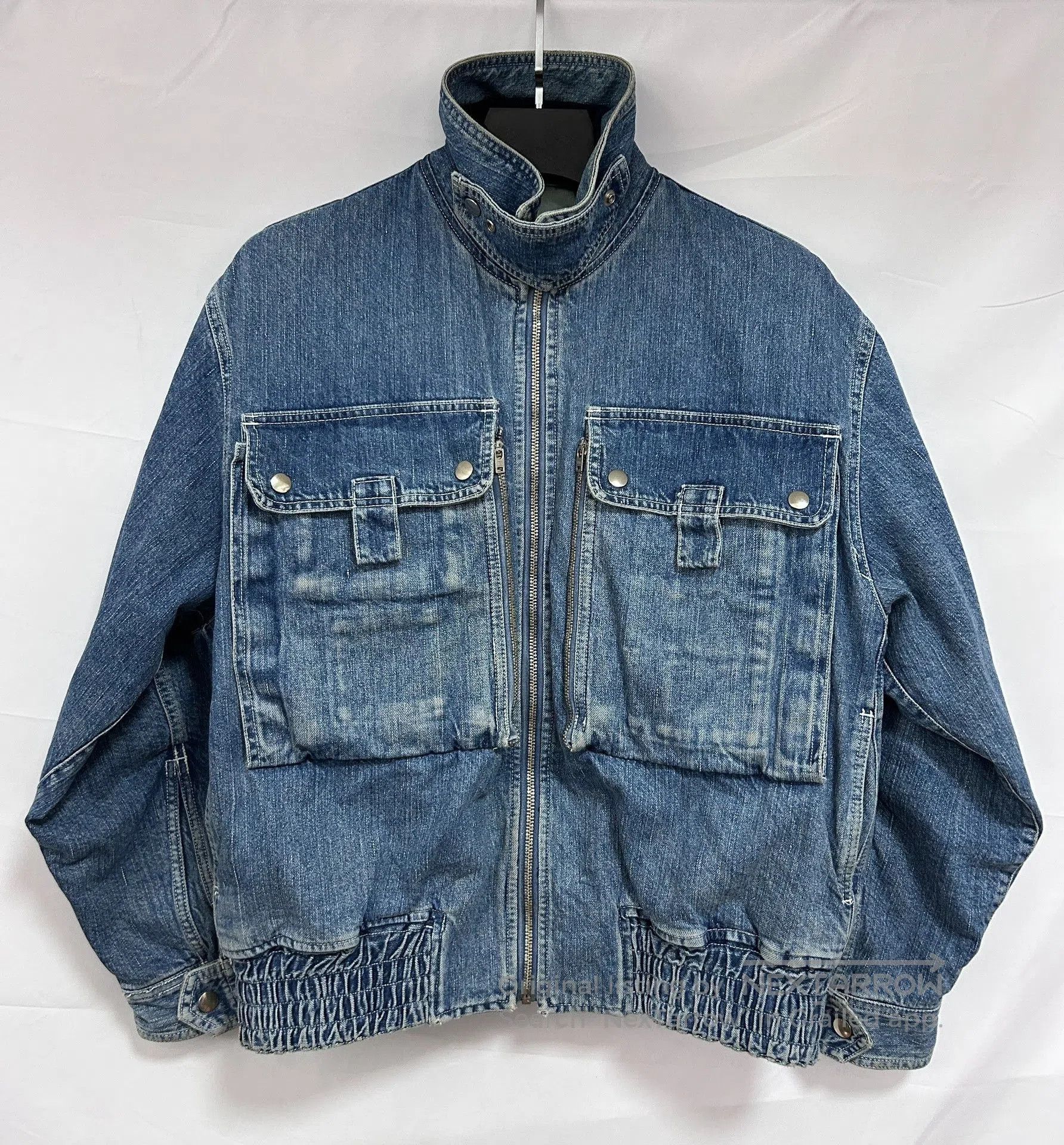 Vintage Vintage Issey Miyake Denim Bomber. Size US M / EU 48-50 / 2 - 1 Thumbnail