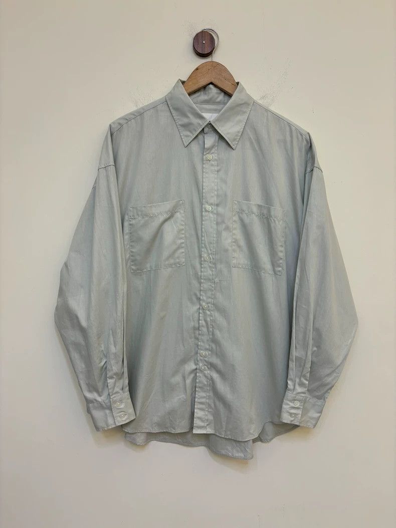 Urban Outfitters Urban Research A-Line Shirt in Sage Green Size US M / EU 48-50 / 2 - 1 Thumbnail