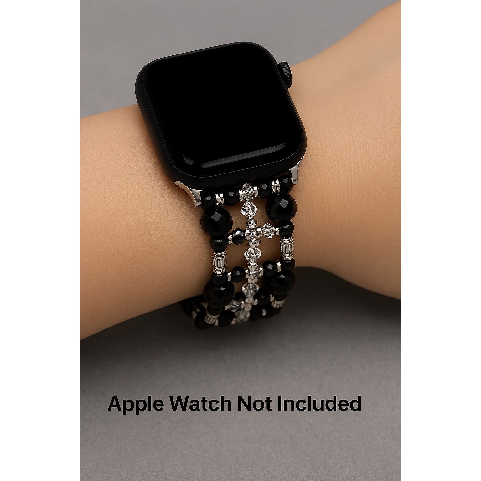 Other Stretch Faux Onyx Apple Band 38/40/41mm Series 4,5,6,7,8,9SE Size ONE SIZE - 1 Thumbnail