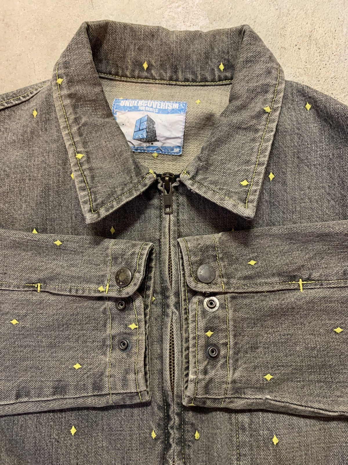Undercover Undercover Illusion of Haze SS02 Bear Denim Jacket Size US M / EU 48-50 / 2 - 4 Thumbnail