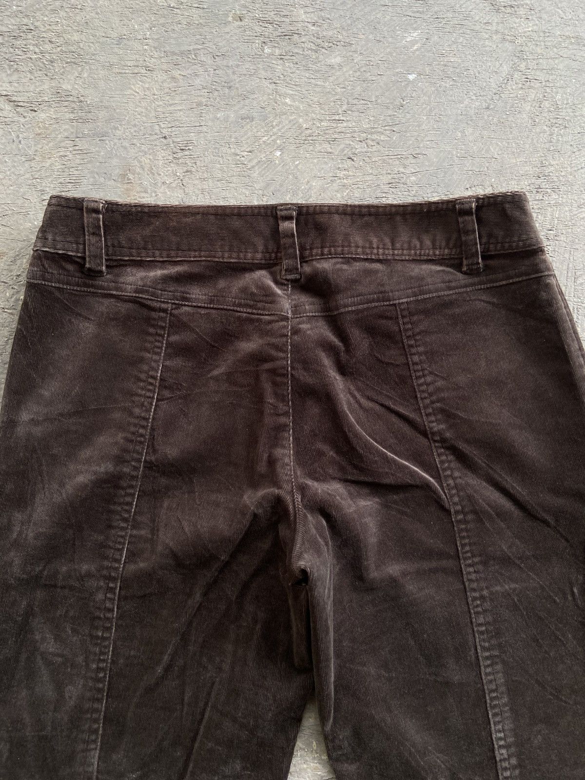 Le Grande Bleu (L.G.B.) 2000s Comme Ca Ism - Apocalypse Style Flare Corduroy Pants Size US 28 / EU 44 - 10 Thumbnail