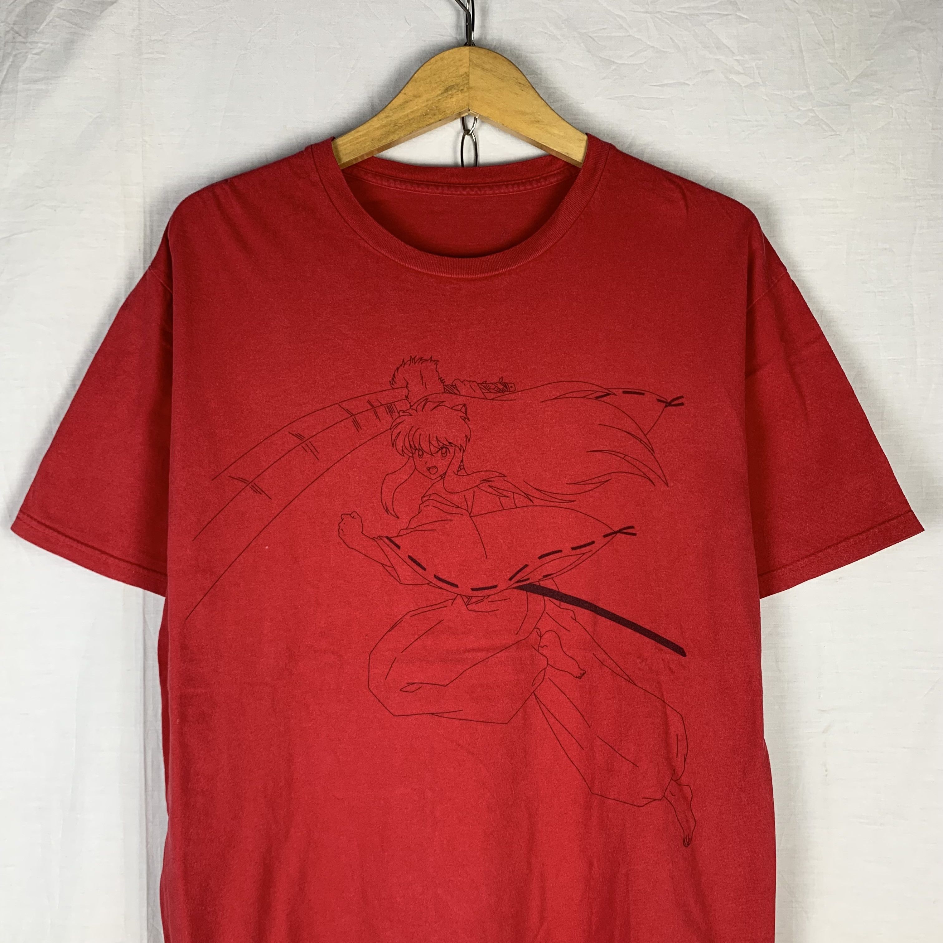 Anime Inuyasha Manga Series Japan Tee Anime Size US M / EU 48-50 / 2 - 2 Thumbnail