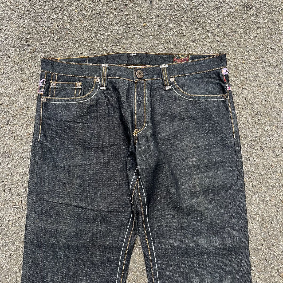 Southpole Crazy Vintage Imperial Junkie Jeans Y2K Ed Hardy Style Size US 40 / EU 56 - 4 Thumbnail
