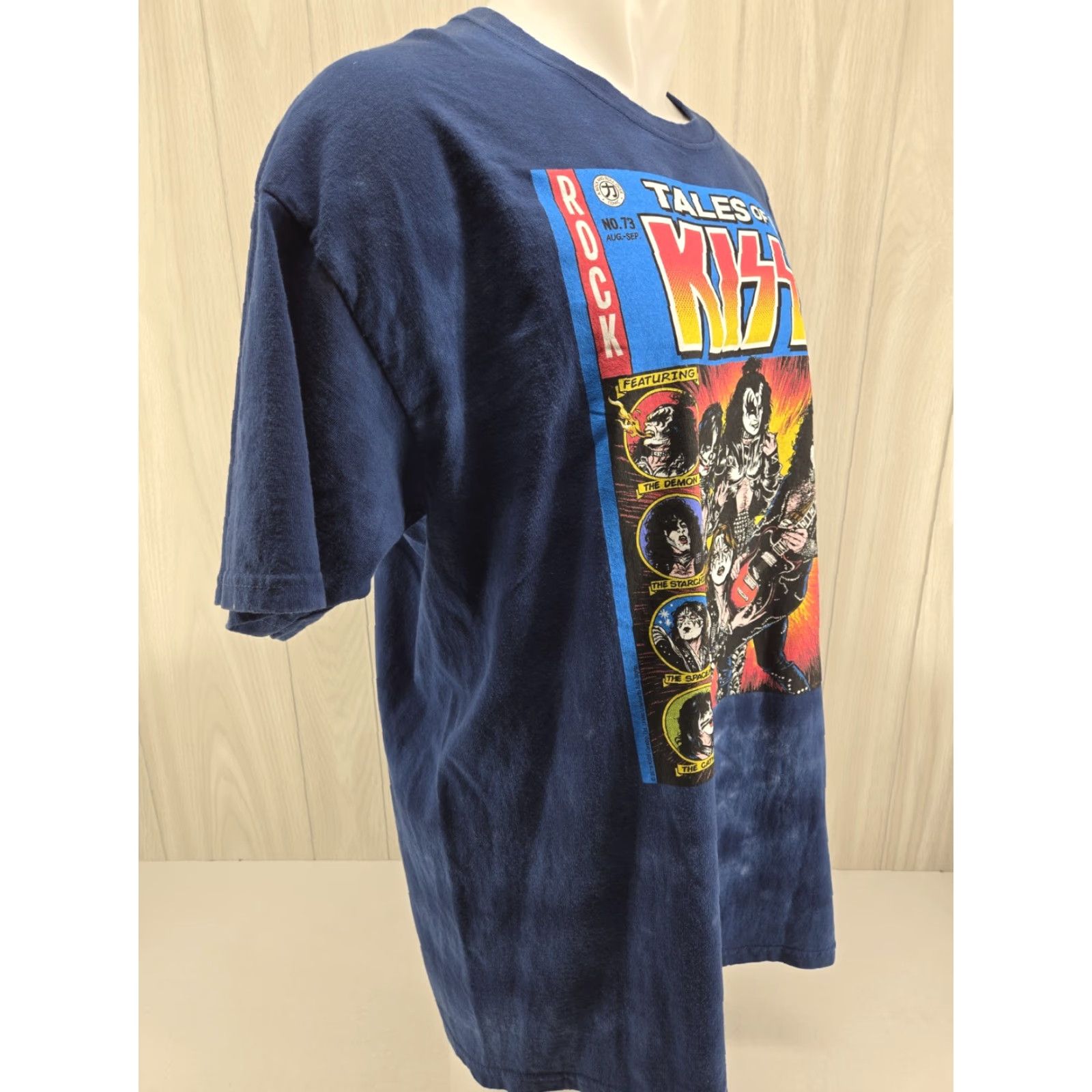 Liquid Blue Kiss T-Shirt Comic Book 2019 Mens 2XL Liquid Blue Tie Dye Retro Rock Band Shirt Short Sleeve Crew Neck Size US XXL / EU 58 / 5 - 6 Thumbnail