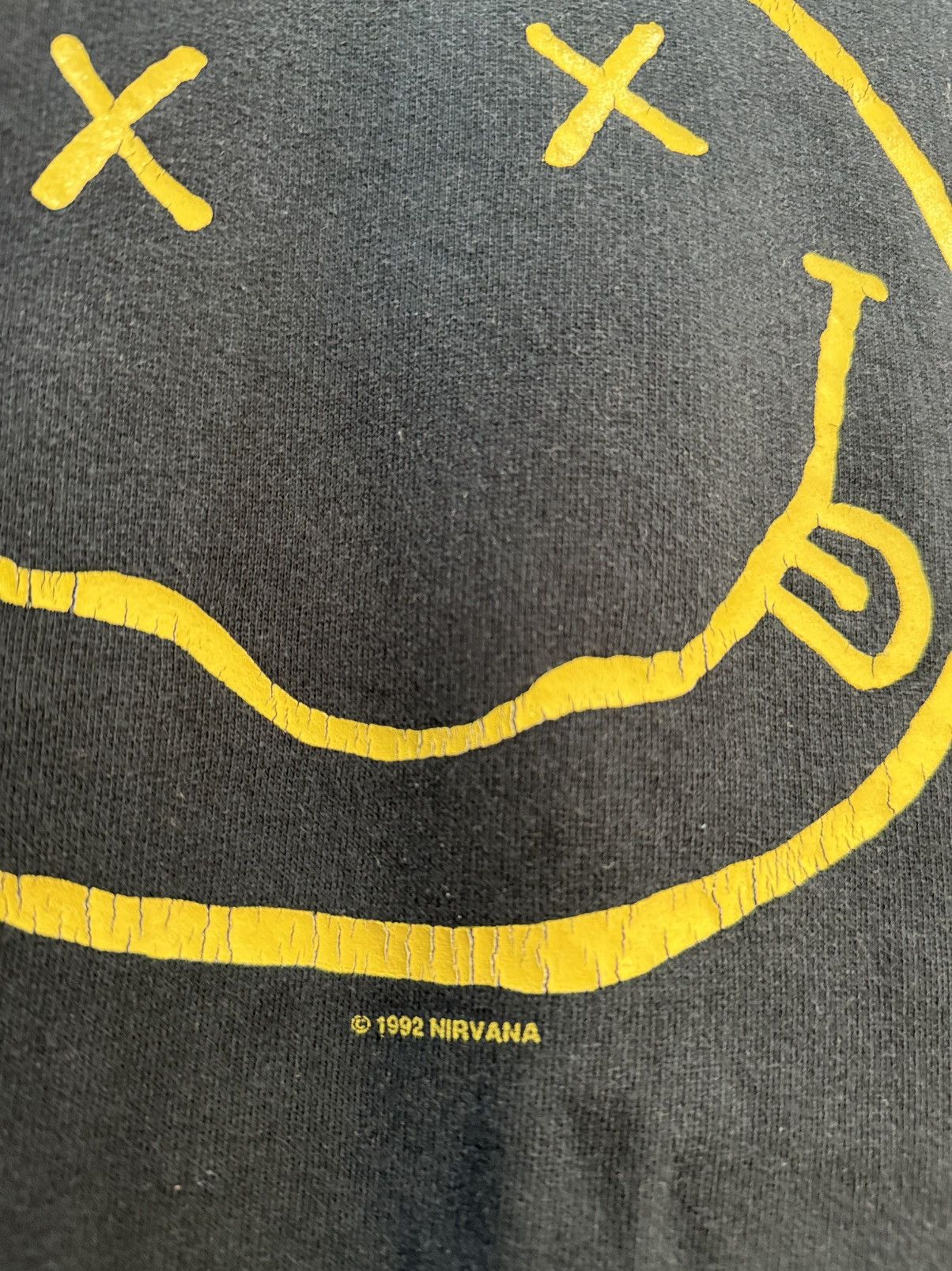 Band Tees Rare Vintage 90s Nirvana Smiley Promo Europe Hoodie Size US L / EU 52-54 / 3 - 6 Thumbnail
