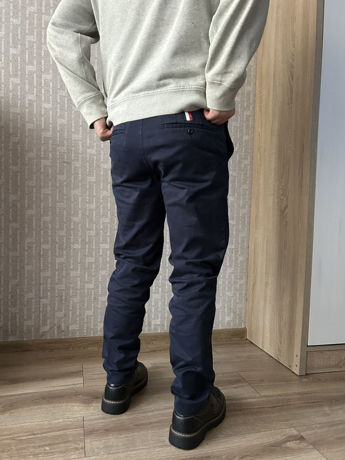 Tommy Hilfiger The icon ivy chino navy blue pants luxury