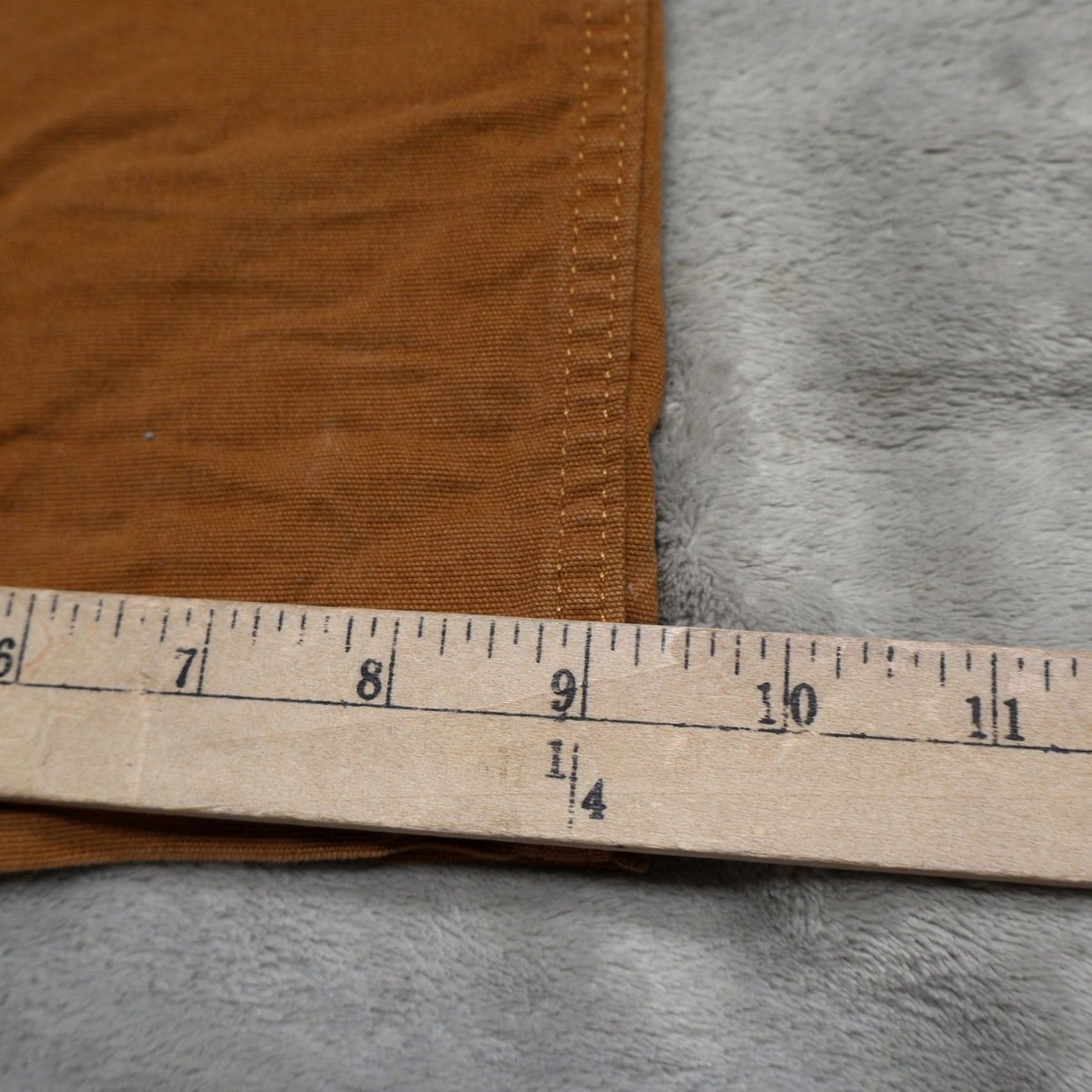 Carhartt Carhartt Bib Overalls Womens Large 12-14 Brown Rugged Flex Loose Fit 39x32 READ Size 36" / US 14 / IT 50 - 6 Thumbnail