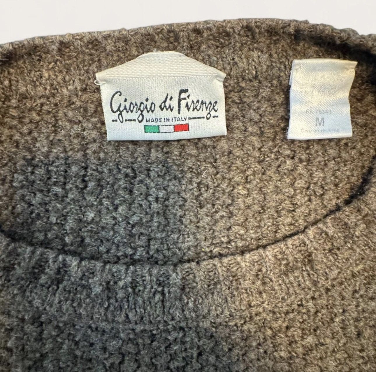 Other Vintage 80s Italian Knitwear Boucle Wool Crewneck Sweater Size US M / EU 48-50 / 2 - 2 Thumbnail