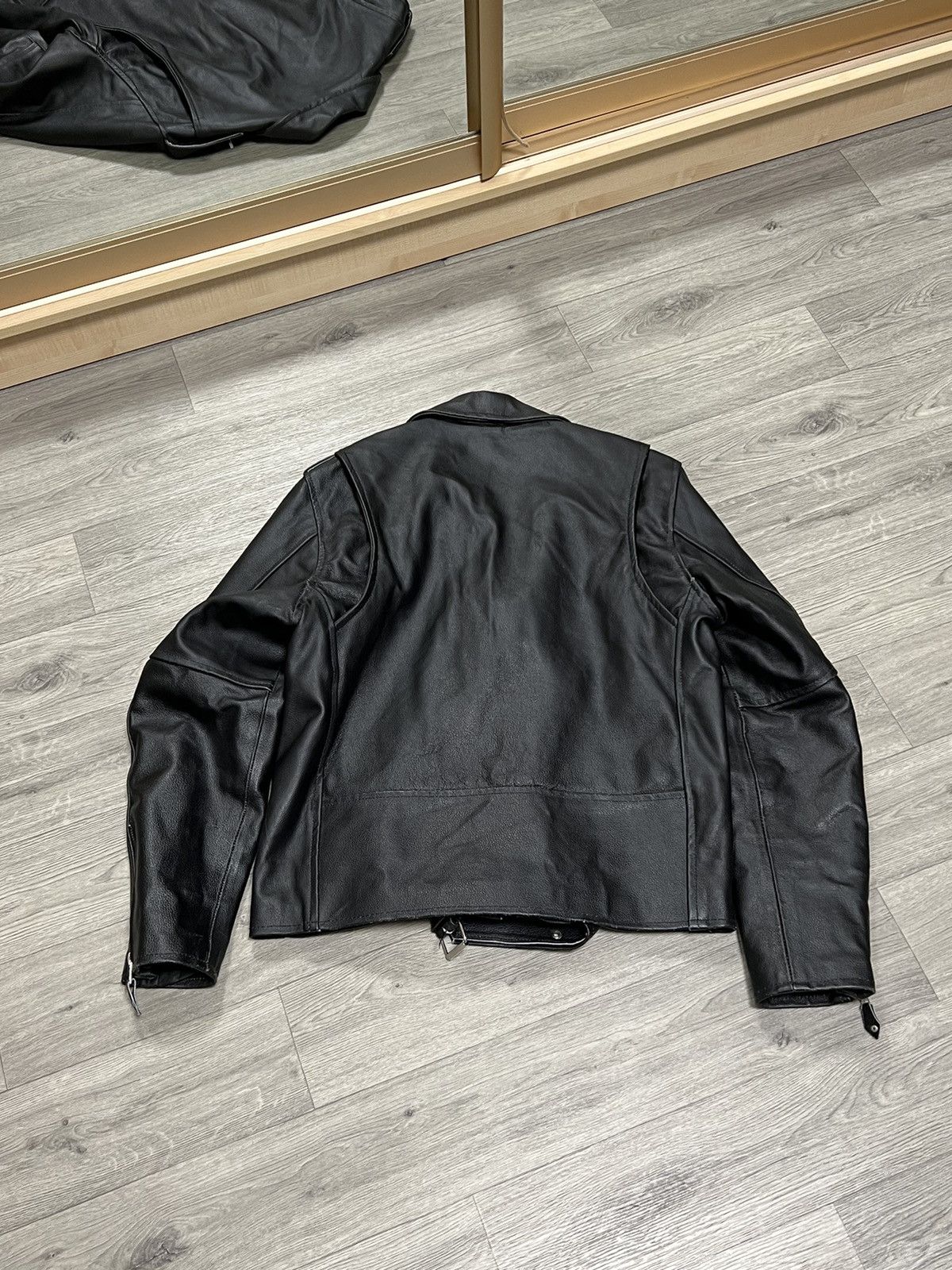 Vintage Vintage men’s leather jacket motorcycle Size US L / EU 52-54 / 3 - 4 Thumbnail