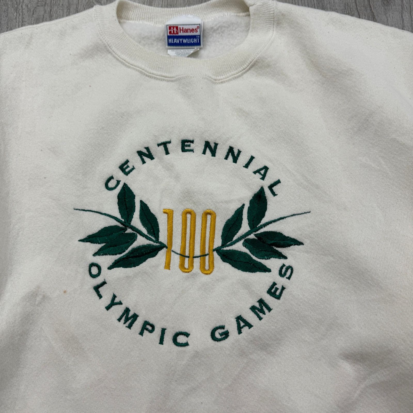 Vintage Vintage Centennial Olympic Games Sweatshirt Extra Large Size US XL / EU 56 / 4 - 3 Thumbnail
