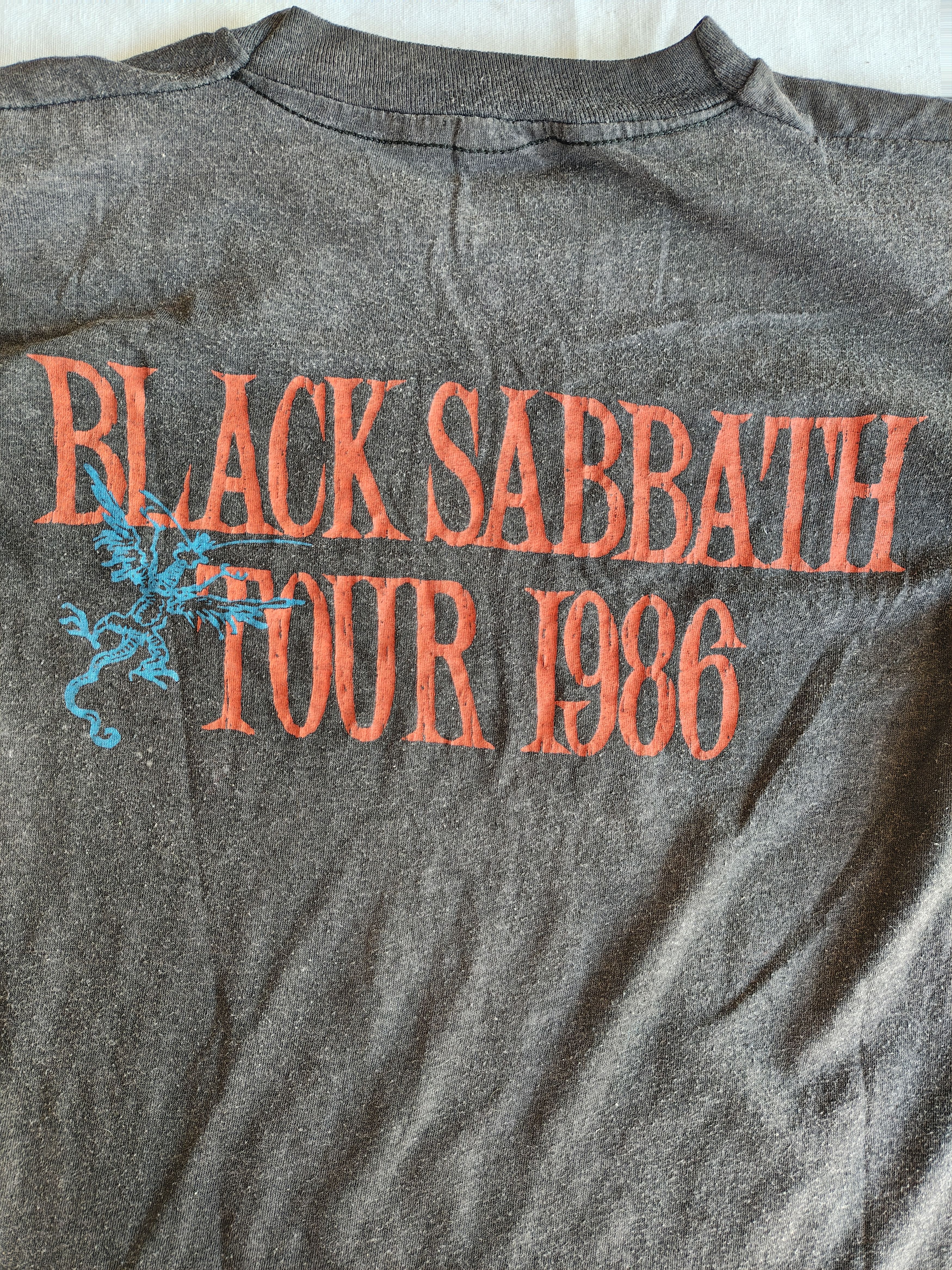 Vintage Vintage 1986 Black Sabbath Seventh Star Tour Tee Size US S / EU 44-46 / 1 - 5 Thumbnail
