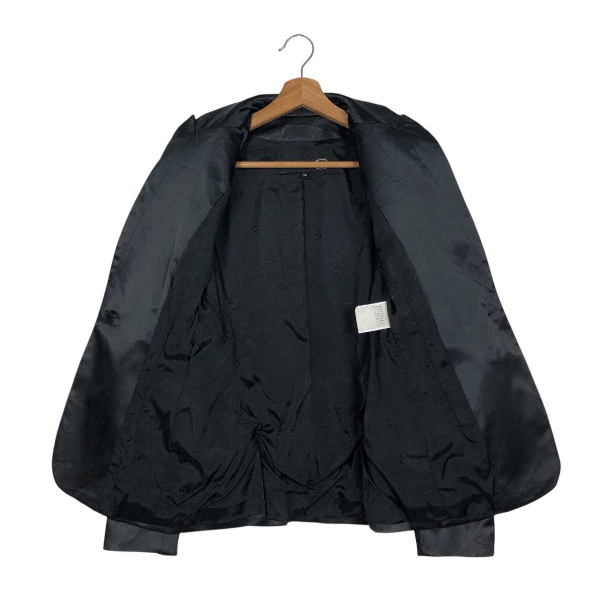 Japanese Brand 📌Iconic Black Double Breast Coats Jacket Just Cavalli Size US M / EU 48-50 / 2 - 14 Thumbnail