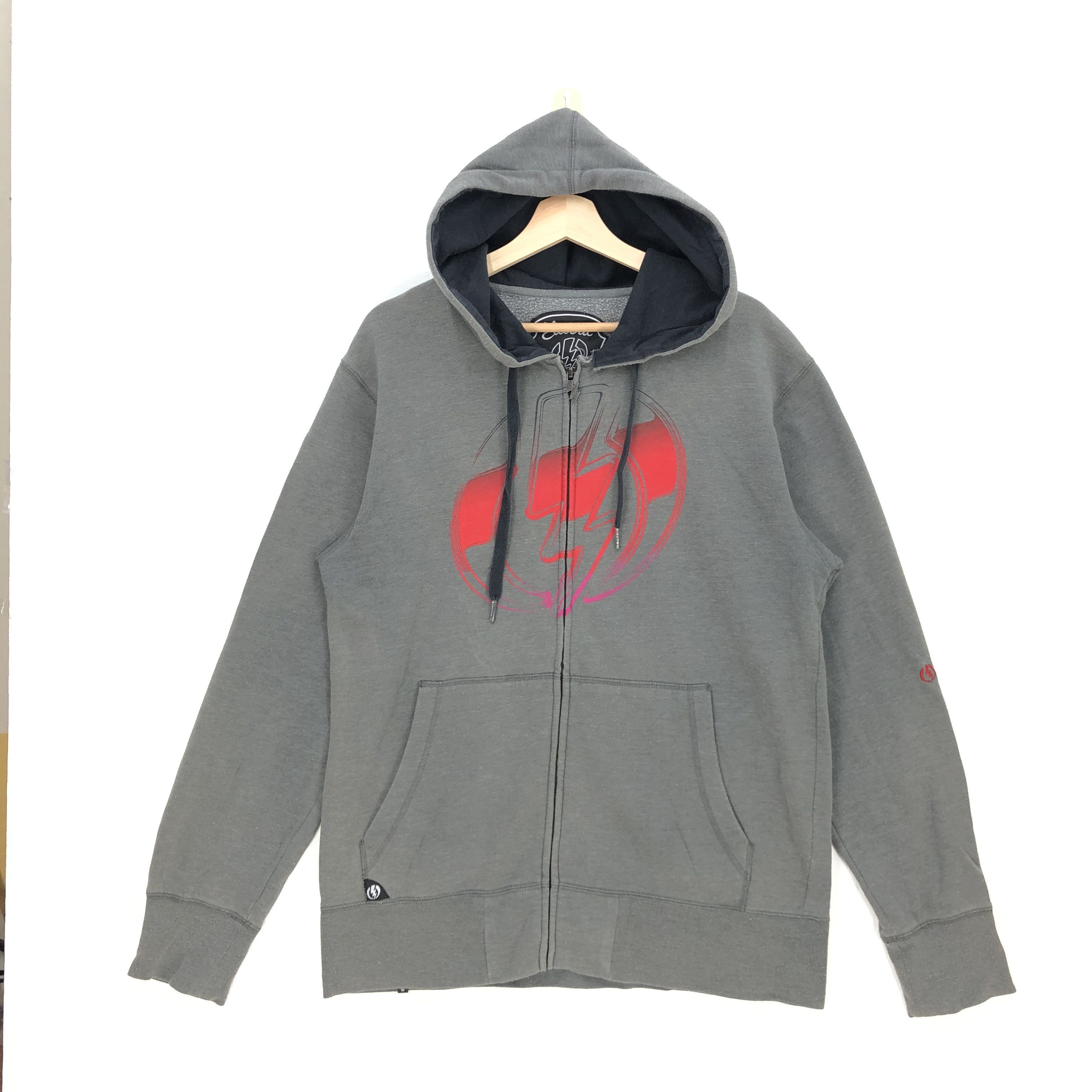 Japanese Brand Vintage Electric Evolution Hoodie Sweater Zipper Sweatshirt Size US XL / EU 56 / 4 - 1 Thumbnail