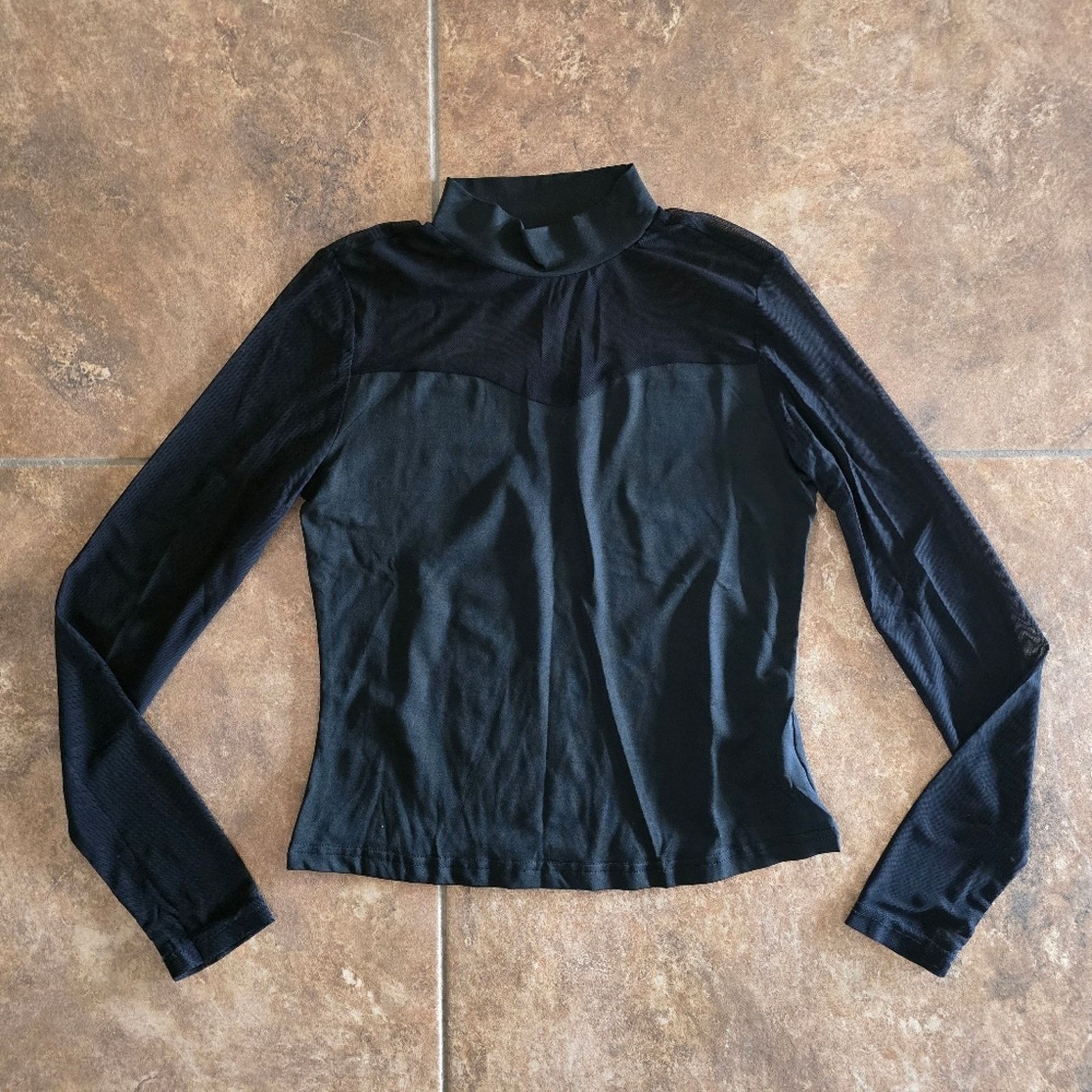 Other Black Mesh Detailed Peepshow Long Sleeve Size M / US 6-8 / IT 42-44 - 1 Thumbnail
