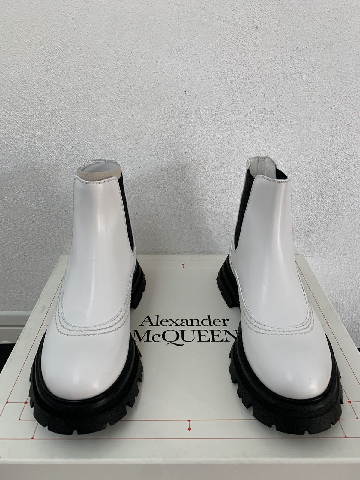 Alexander McQueen Alexander McQueen Leather Boots Size US 7.5 / IT 37.5 - 9 Thumbnail