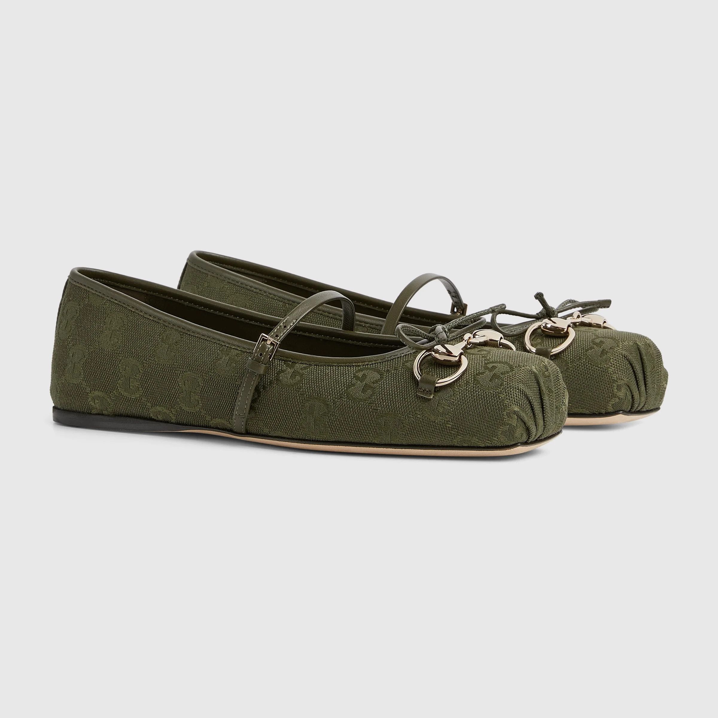 Gucci o1loc1c0326 814321 Women's Gucci Horsebit Ballet Flat Size US 8.5 / IT 38.5 - 2 Thumbnail