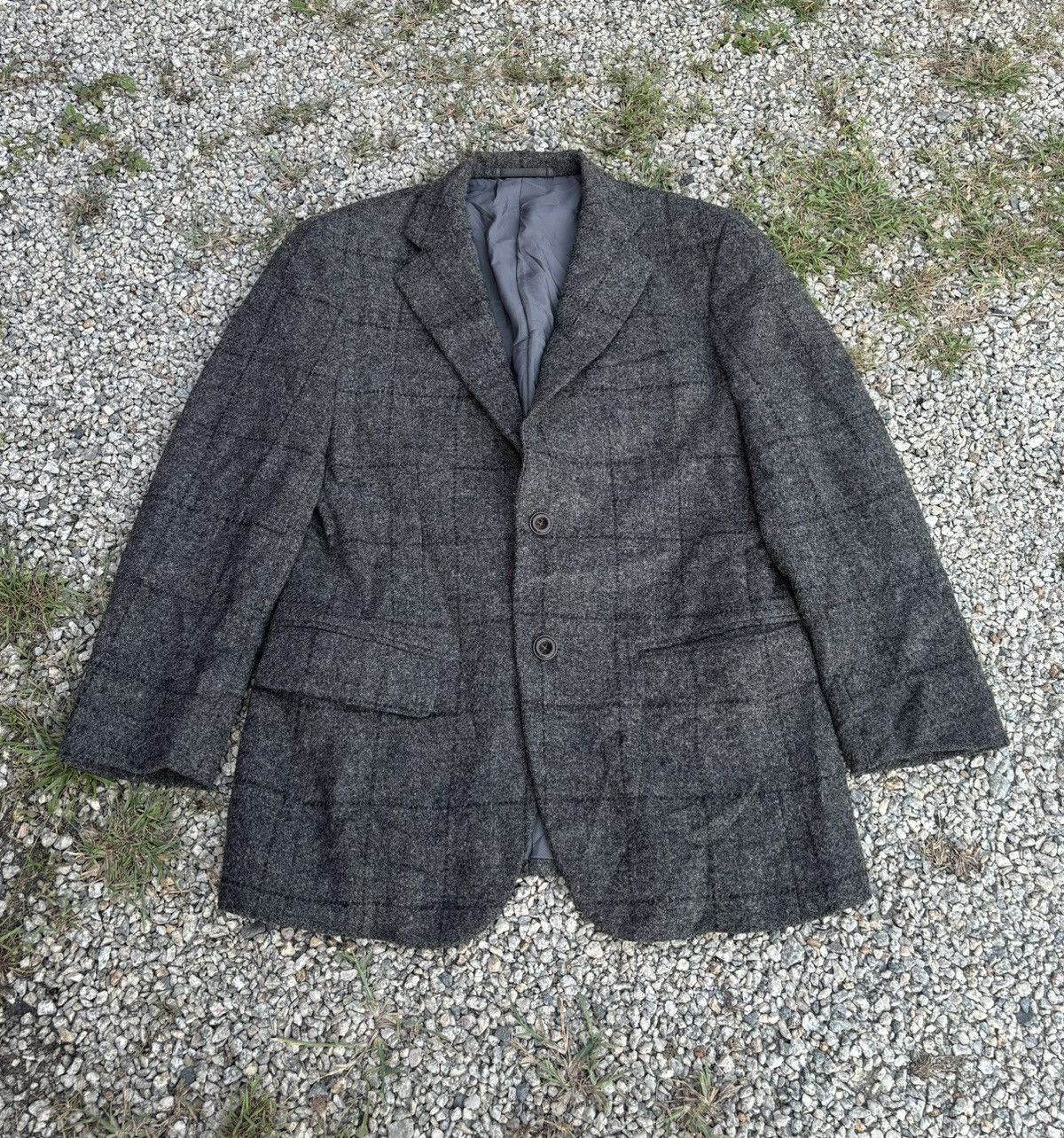 Beams Plus × Harris Tweed 🔥HARRIS TWEED CHECKERED BLAZER JACKET Size US S / EU 44-46 / 1 - 7 Thumbnail