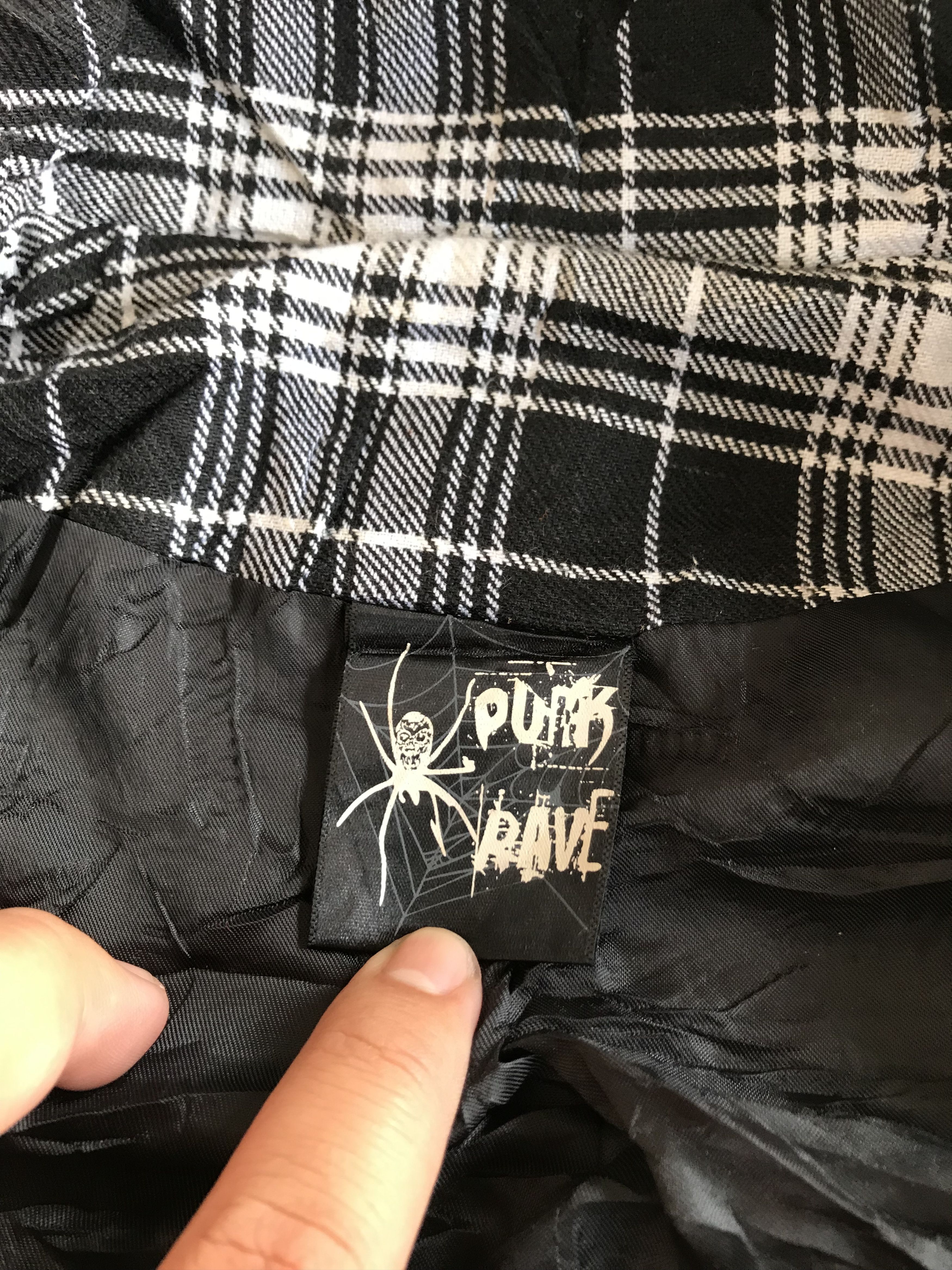 If Six Was Nine Y2K Punk Rave Gothic Fur Zip Hoodie Size US S / EU 44-46 / 1 - 11 Thumbnail