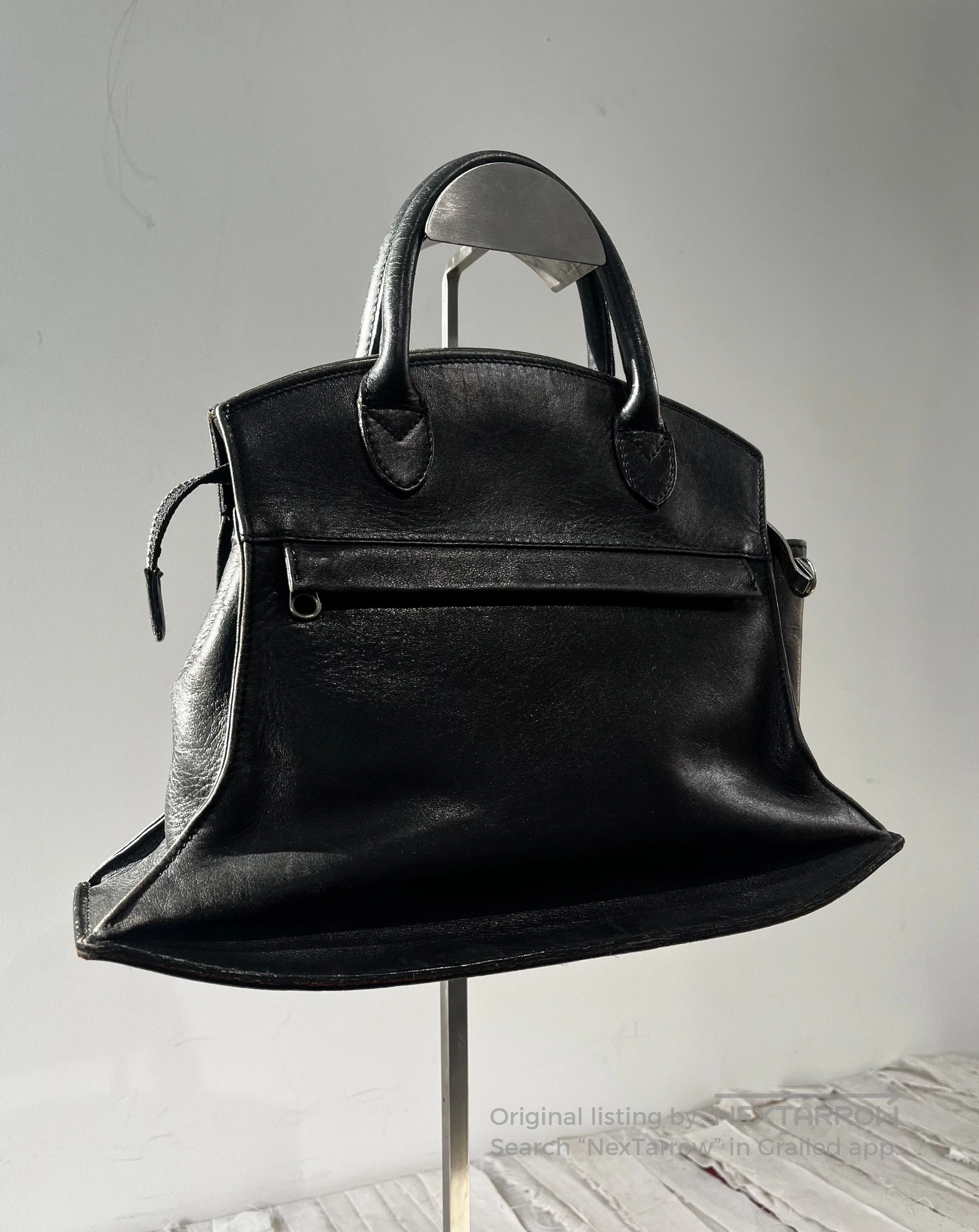 Masaki Matsushima Masaki Matsushima Black Leather Handbag. Size ONE SIZE - 5 Thumbnail